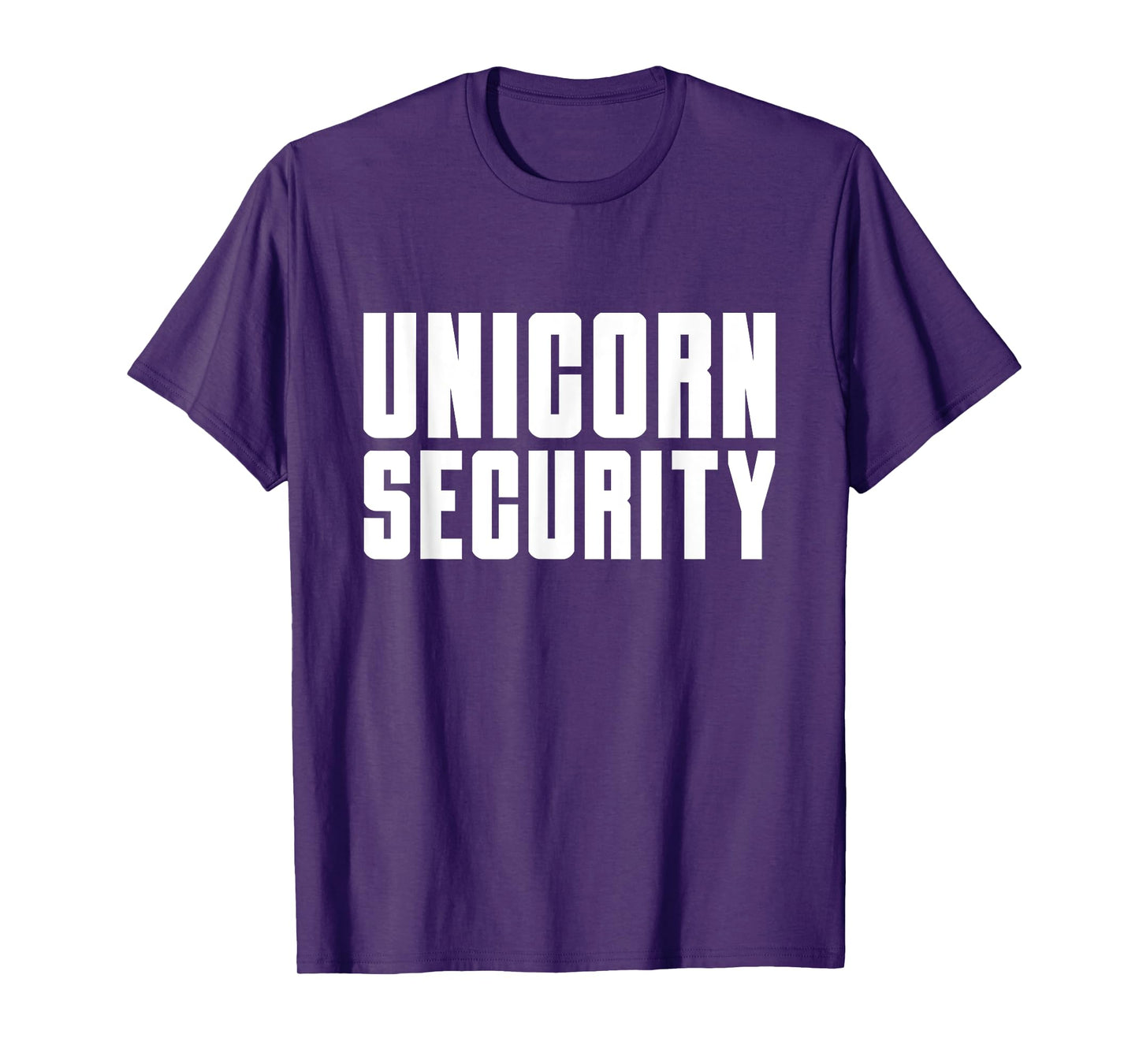 Unicorn Security Costume Mom Dad Daughter Funny Halloween T-Shirt