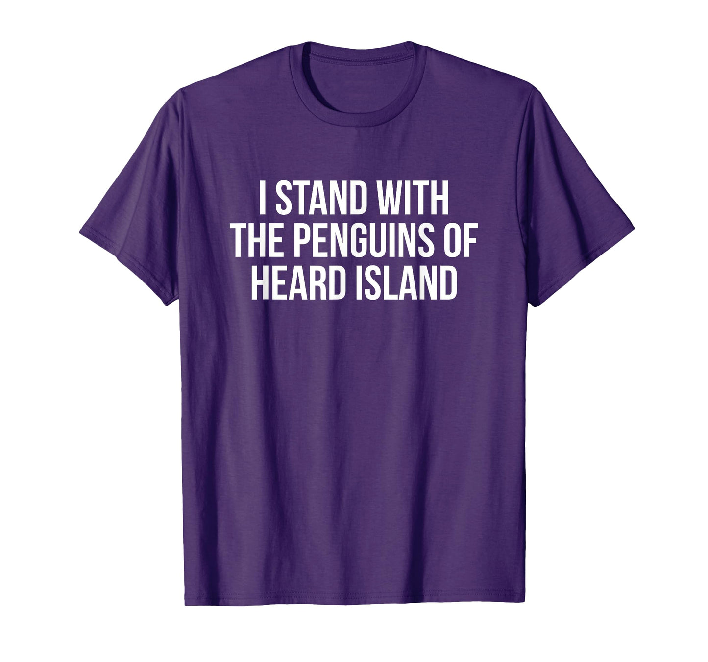 I Stand With The Penguins Funny Political Injustice Tariffs T-Shirt