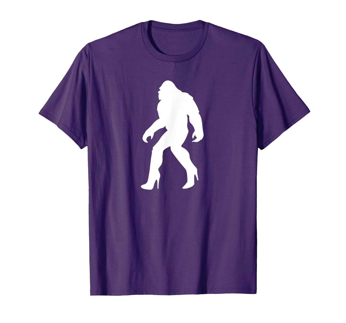 YASSQUATCH Bigfoot & Sasquatch In High Heels Sassy Girl T-Shirt