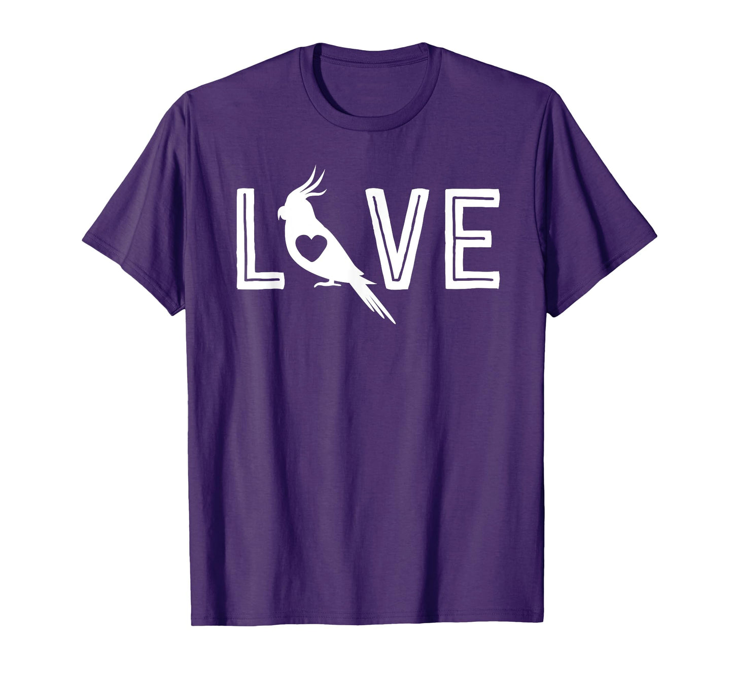 Love Cockatiel Gifts For Women Parrot Gift For Bird Lovers T-Shirt