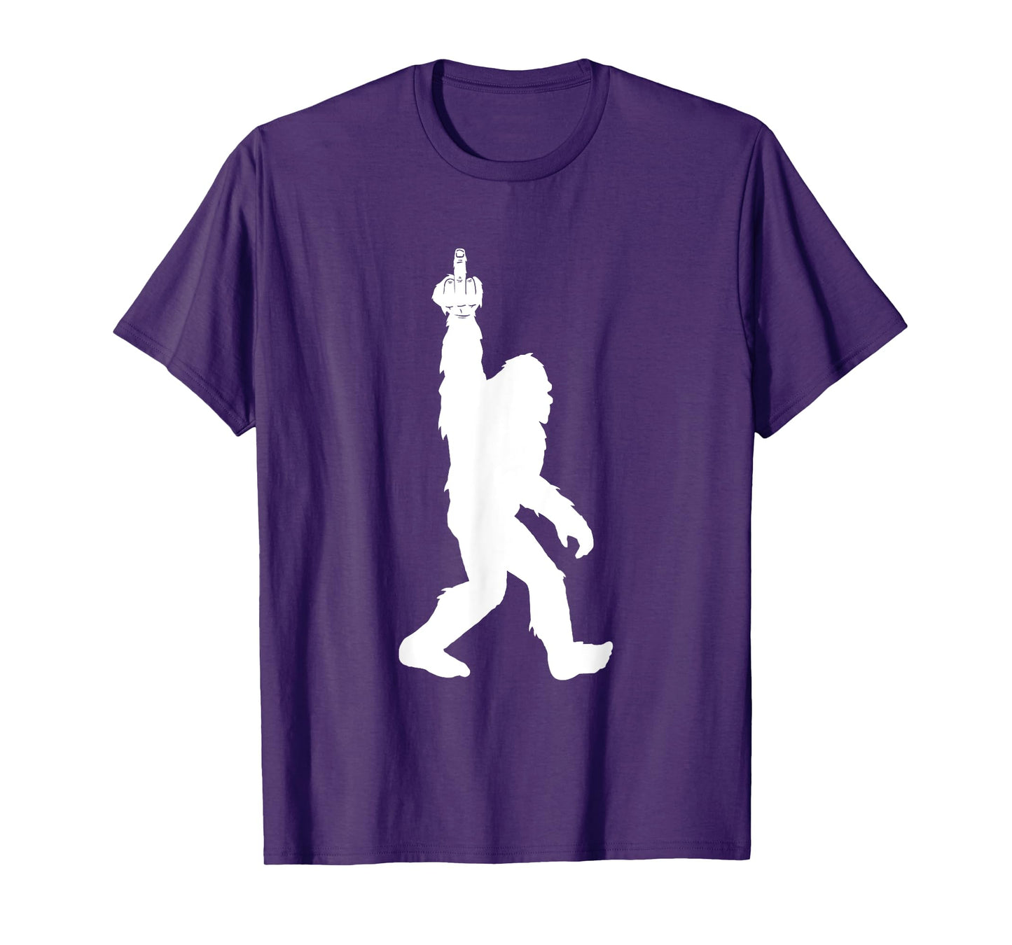 Funny Bigfoot Middle Finger for Squatch Believers T-Shirt