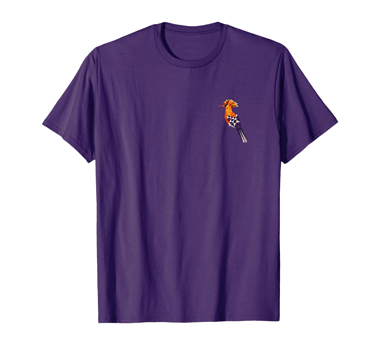Hoopoe in the pocket - Watercolor Polygonal Hoopoes T-Shirt