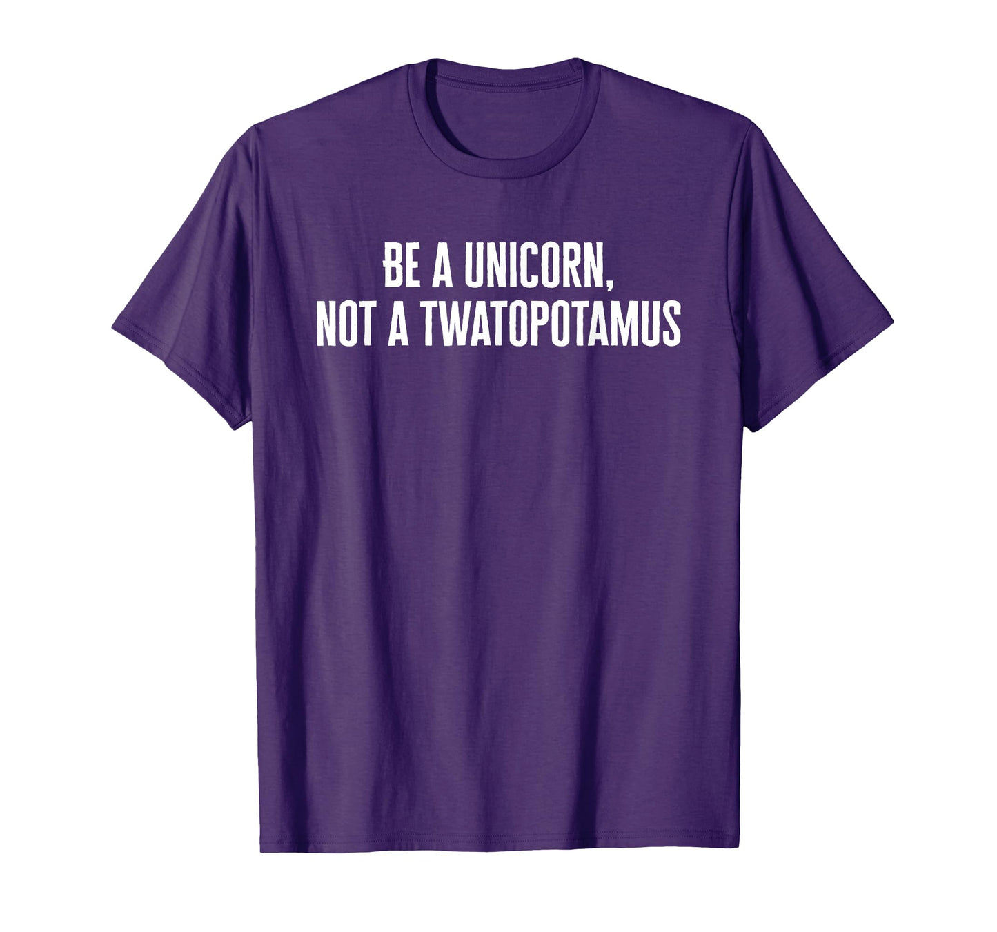 Be a Unicorn Not a Twatapotamus Funny T-Shirt T-Shirt