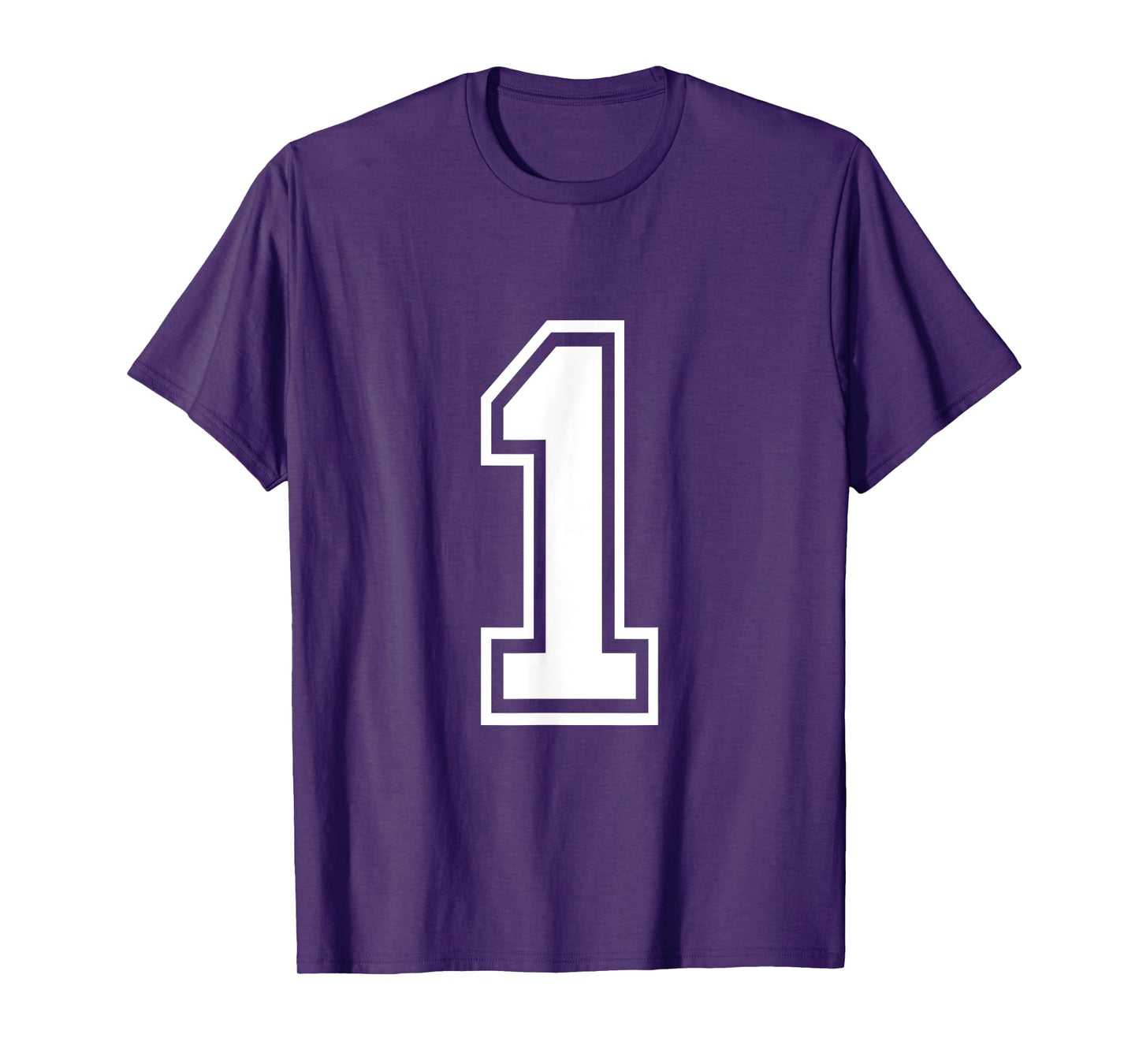 Football Jersey Number 1 One T-Shirt
