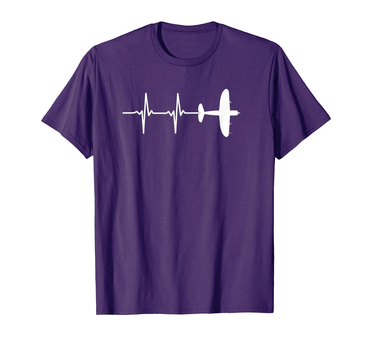 EKG Warbird P-47 Thunderbolt Fighter Airplane T-Shirt