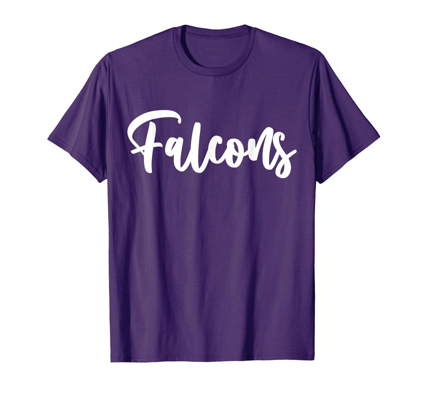 Falcons School Sports Team Mascot Town Go College Athlete T-Shirt