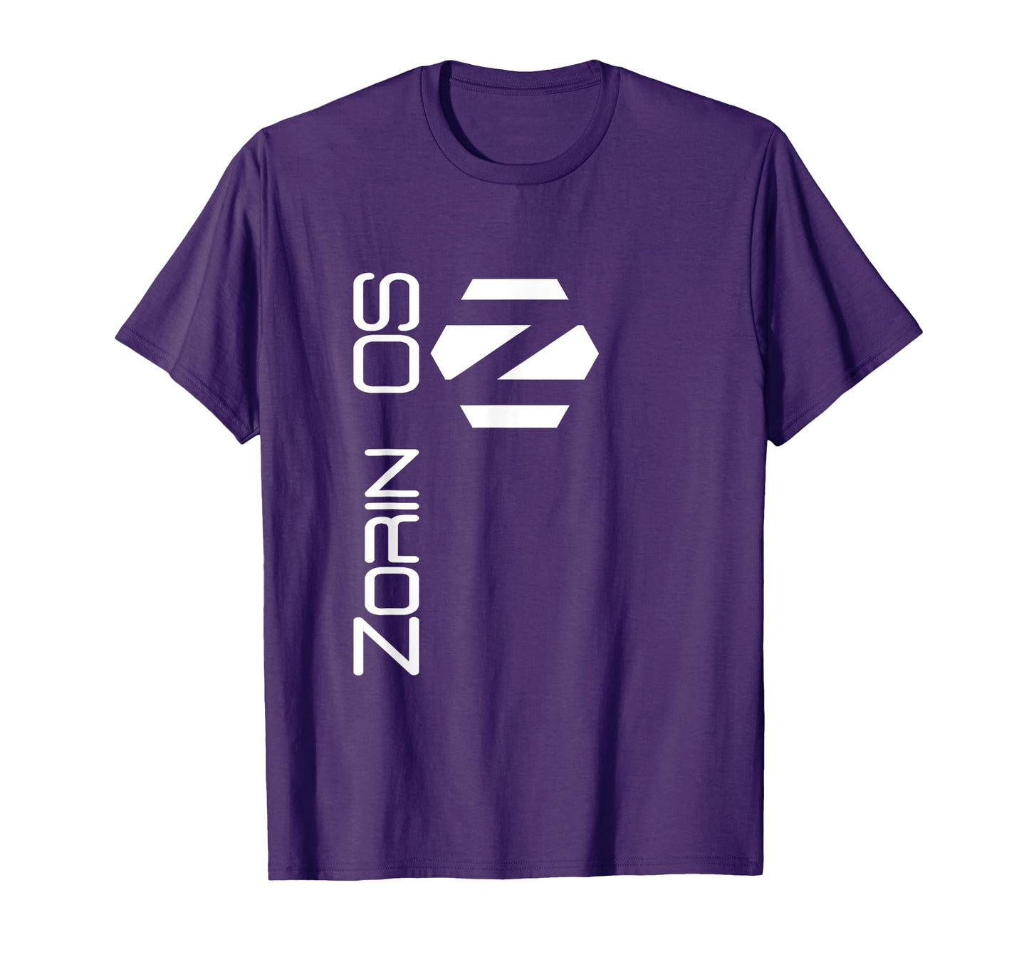 Linux Zorin OS tee White Tagline and Logo Open Source Os T-Shirt