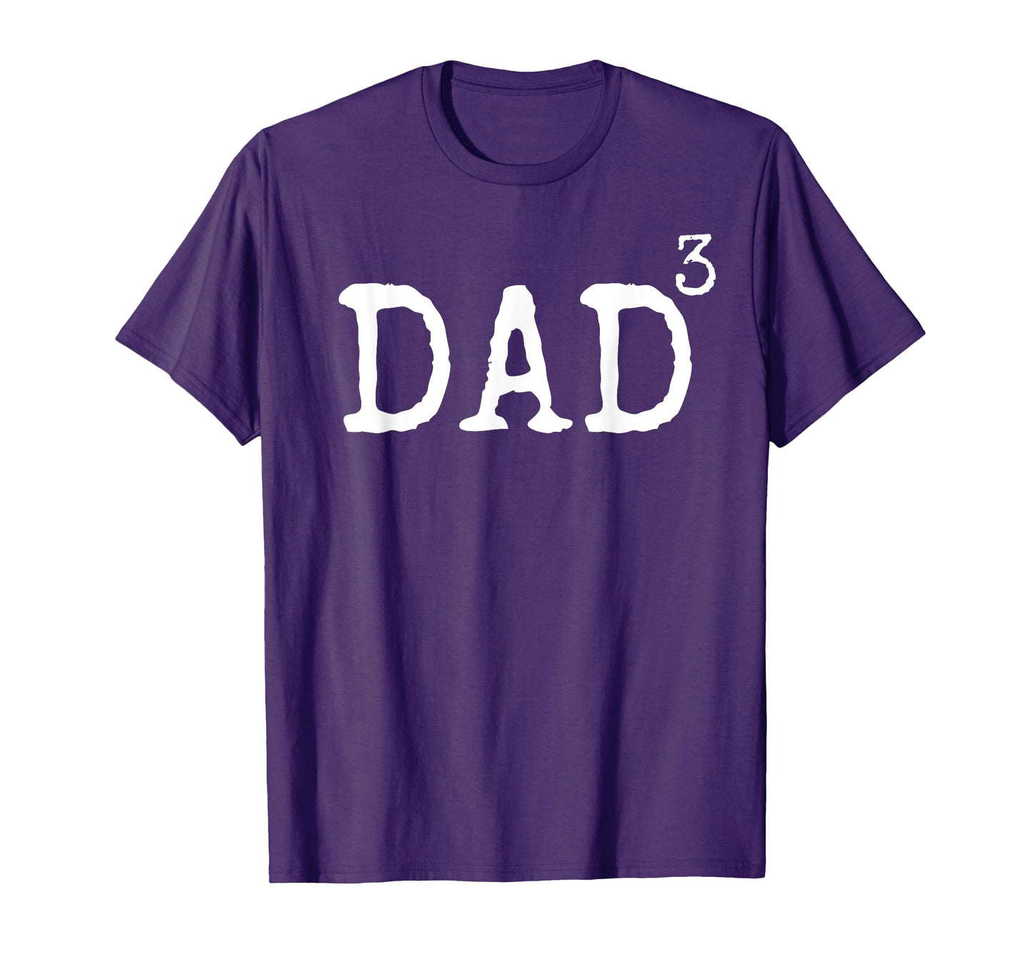 Father of 3 Gift from Kids Dad Cubed Dad to the Third Power T-Shirt