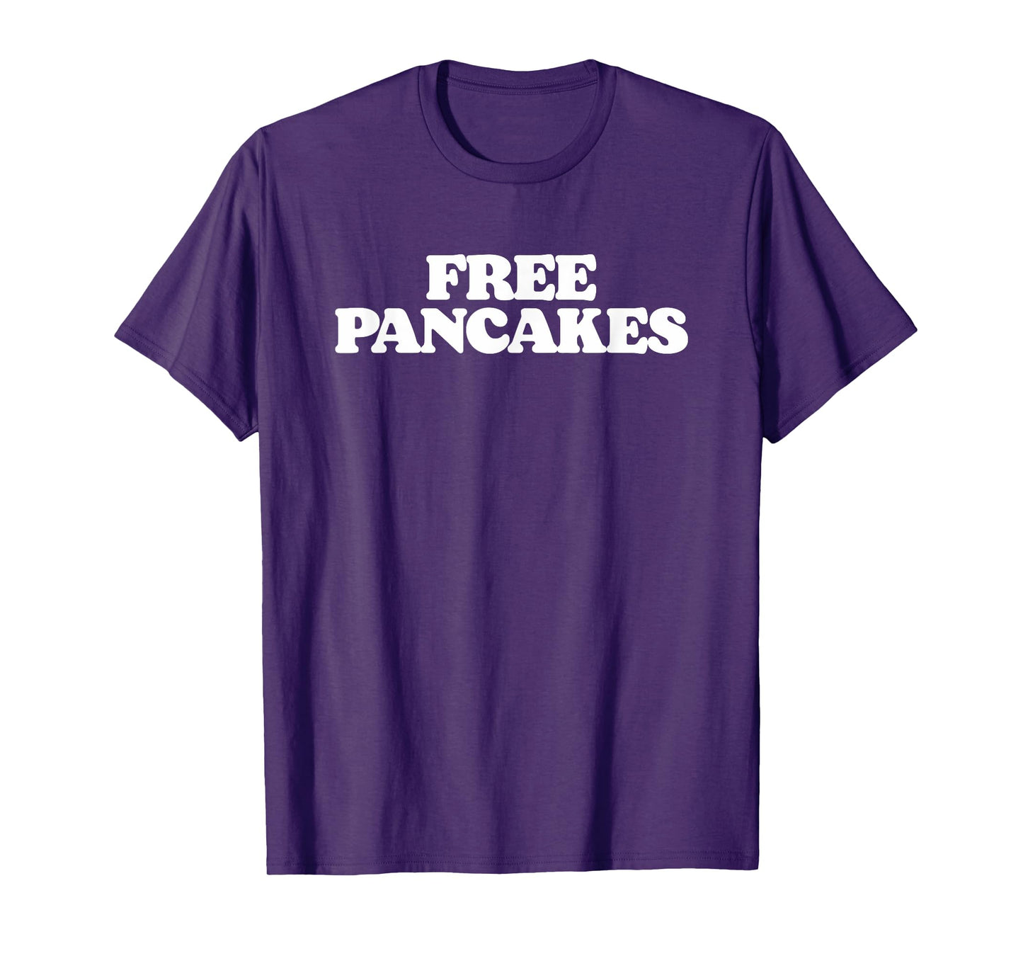 Free Pancakes O-Line Funny Offensive Line Football Block T-Shirt