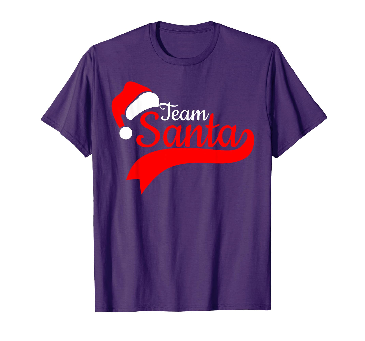 Team Santa Christmas Squad Family Matching Pajamas Boys Men T-Shirt
