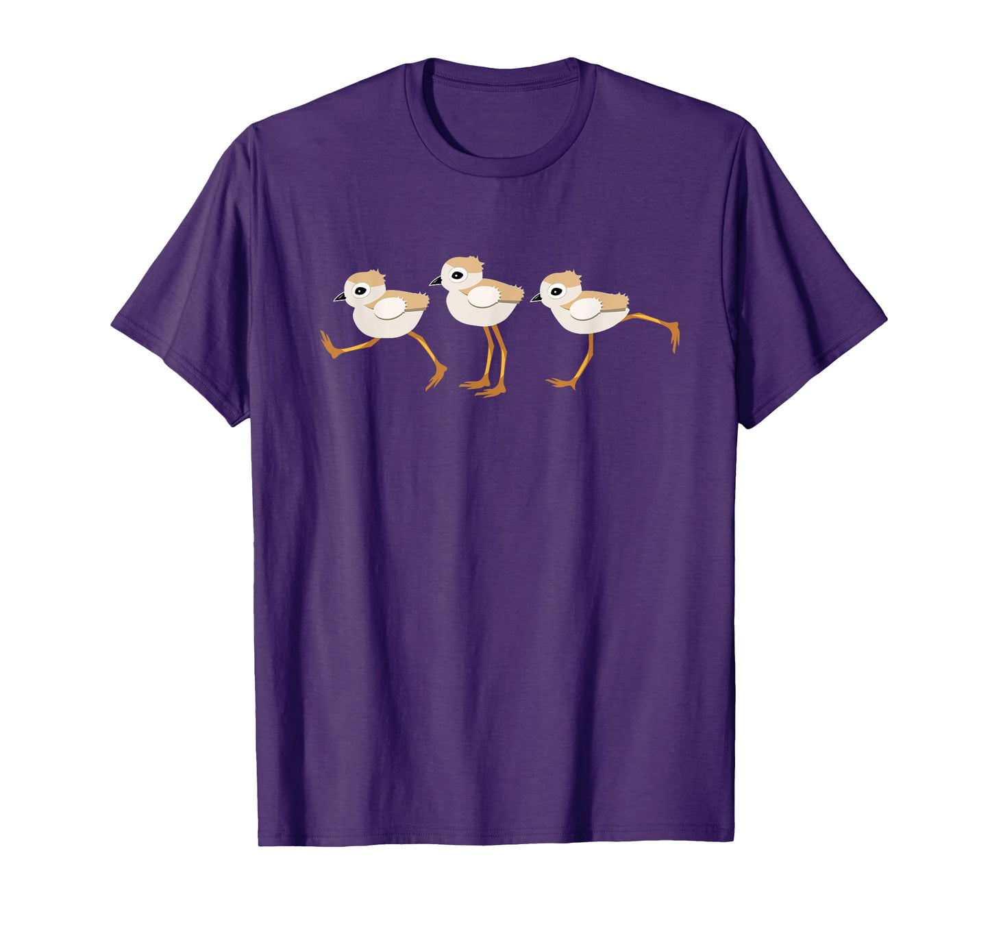 Piping Plovers Seabirds Shorebirds on the Beach Men Women Girls Kids T-Shirt
