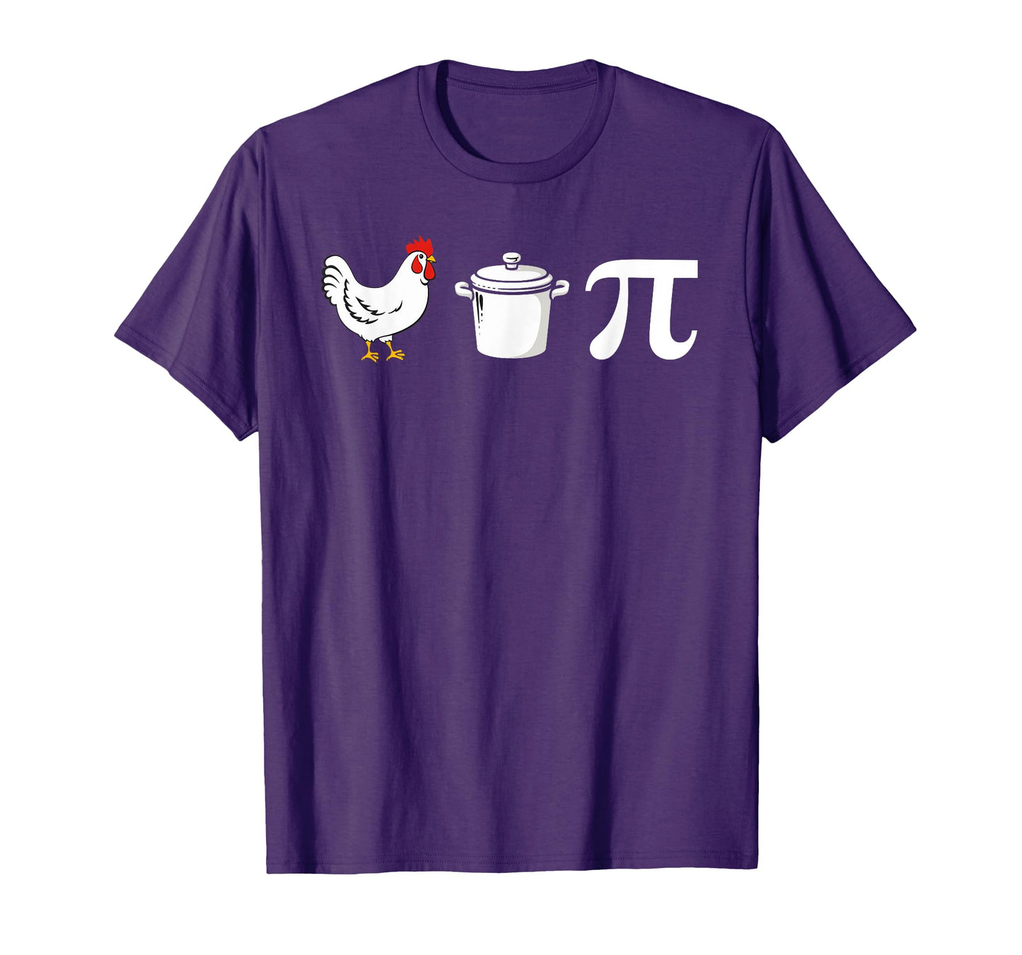 Chicken Pot Pi 3.14 Funny Pi day Math Teacher Women Men Kids T-Shirt