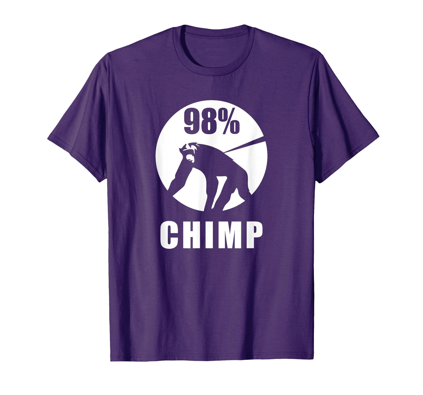 98% Chimp Funny Chimpanzee Ape Monkey T-Shirt