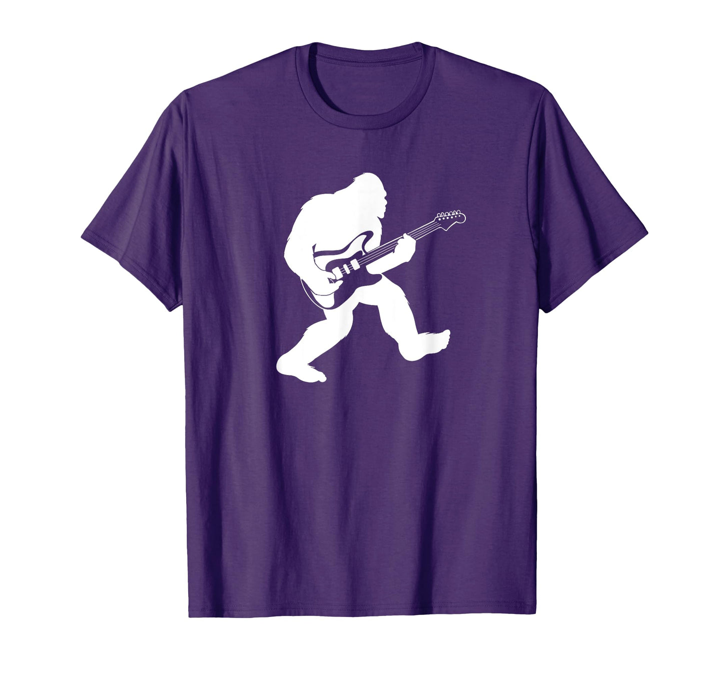 Bigfoot playing electric guitar T-Shirt