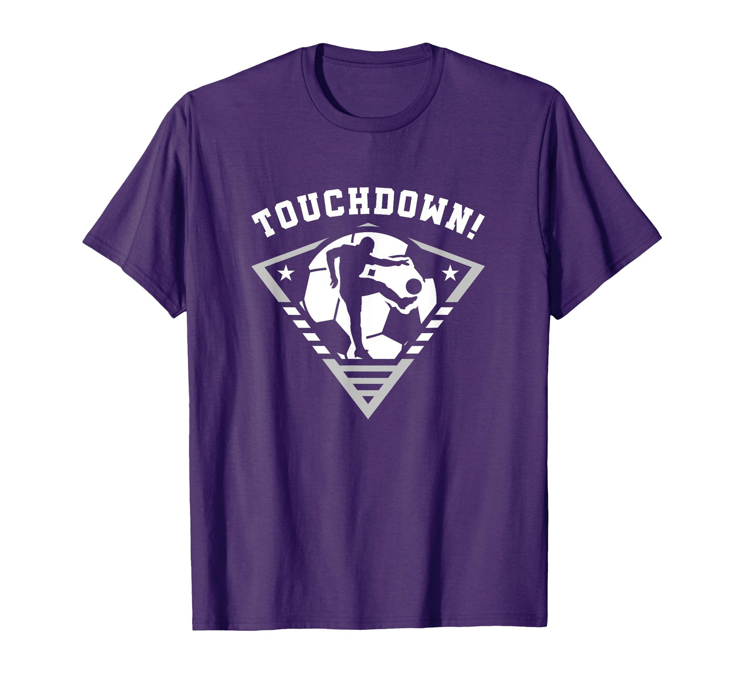 Touchdown! Soccer Striker Kicking A Goal Homer Sports Fan T-Shirt