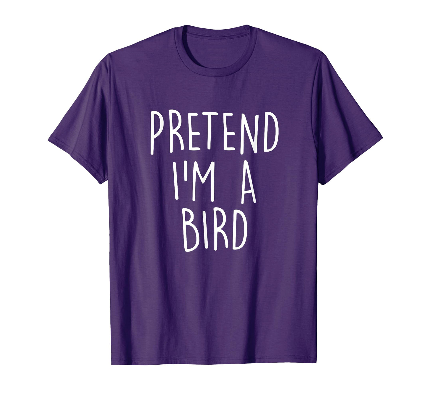 Pretend I'm A Bird Funny Easy Halloween Costume Party T-Shirt