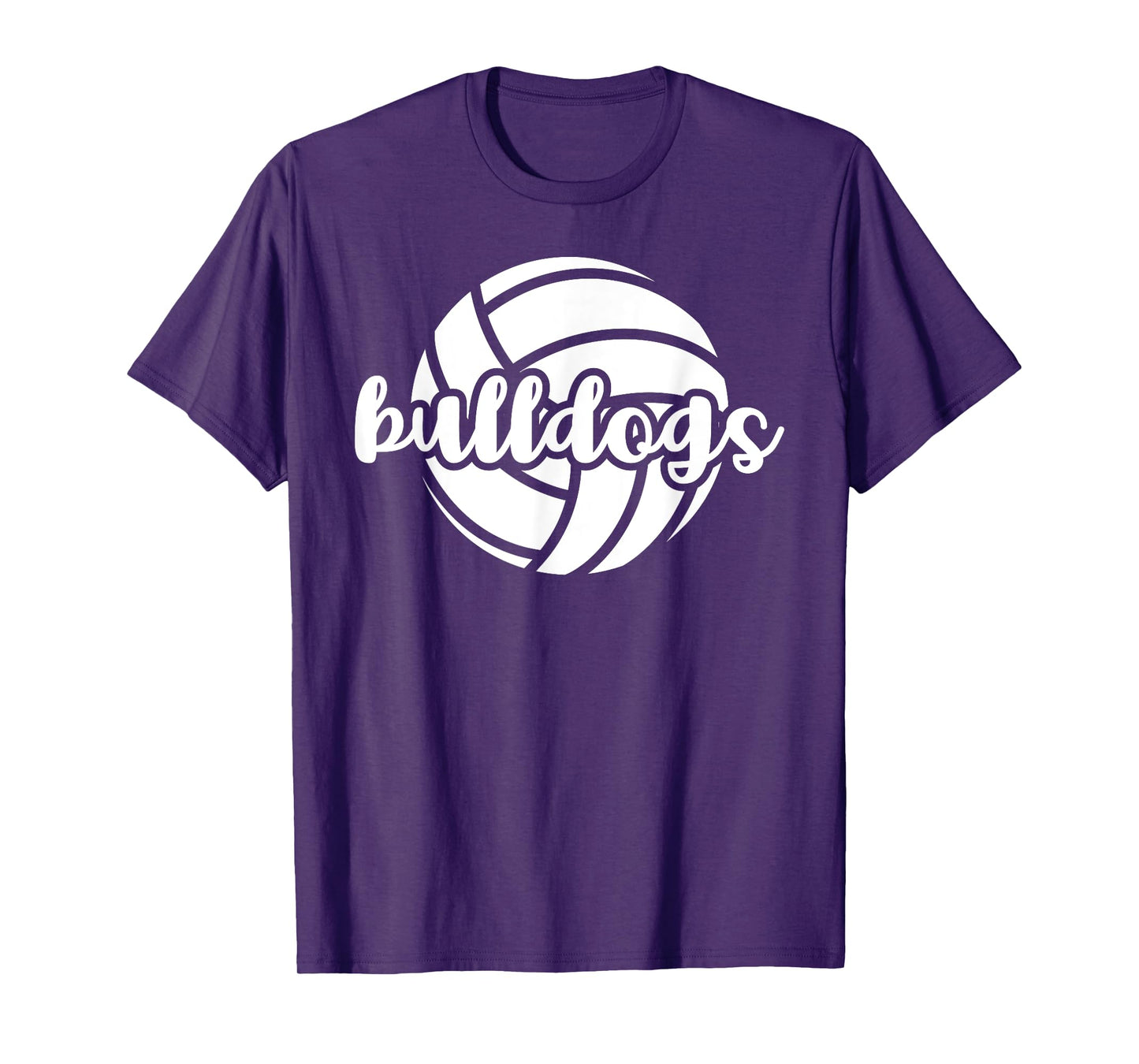 Bulldogs Volleyball Team Mascot School Spirit Game Night T-Shirt