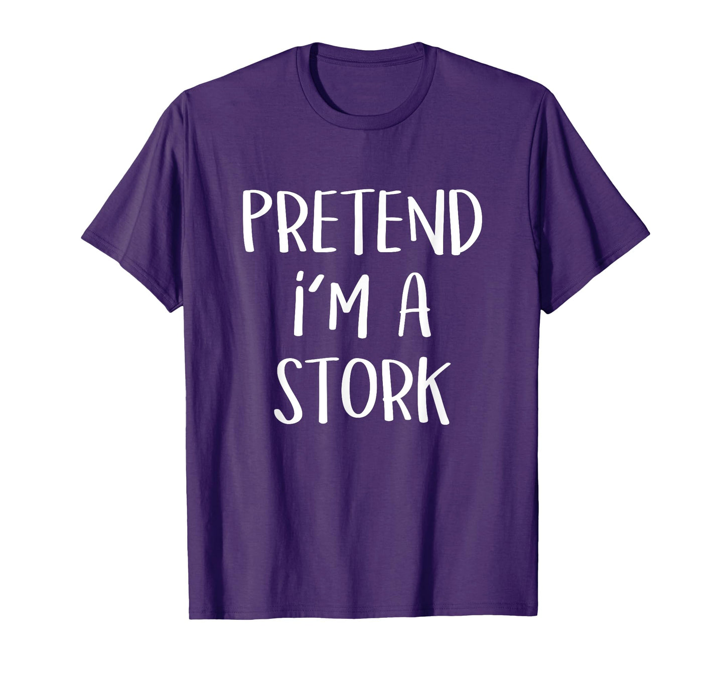 Pretend I'm A Stork Costume Funny Bird Halloween Party T-Shirt