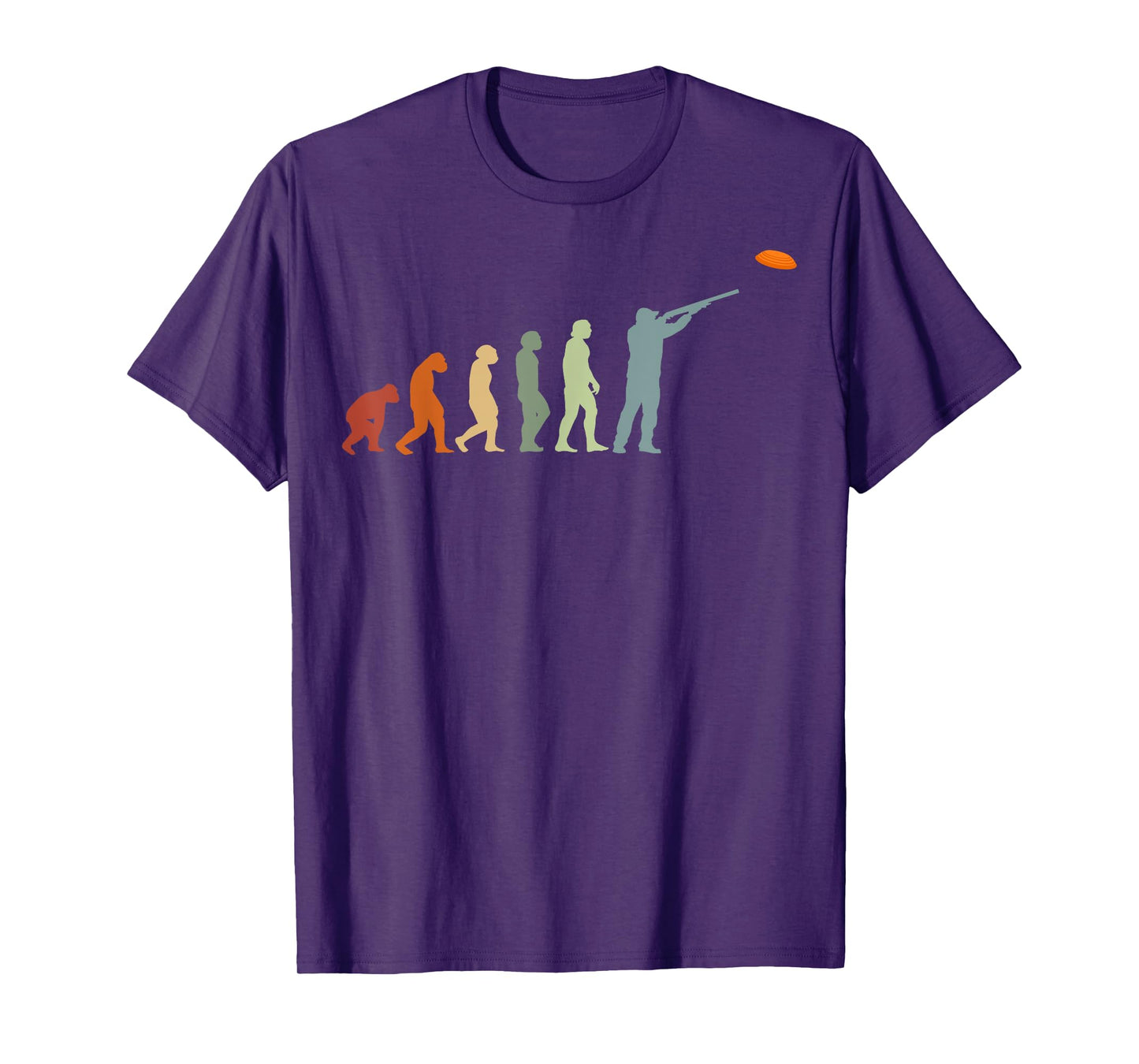 Evolution Clay Skeet pigeon shooting clay target Bird hunter T-Shirt