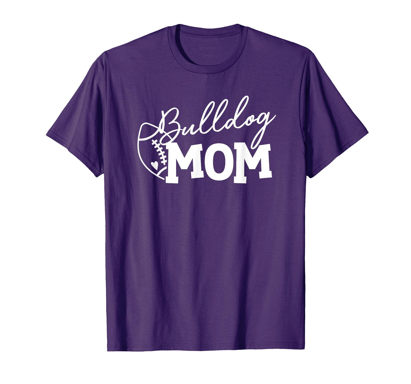 Bulldog Football Mom T-Shirt