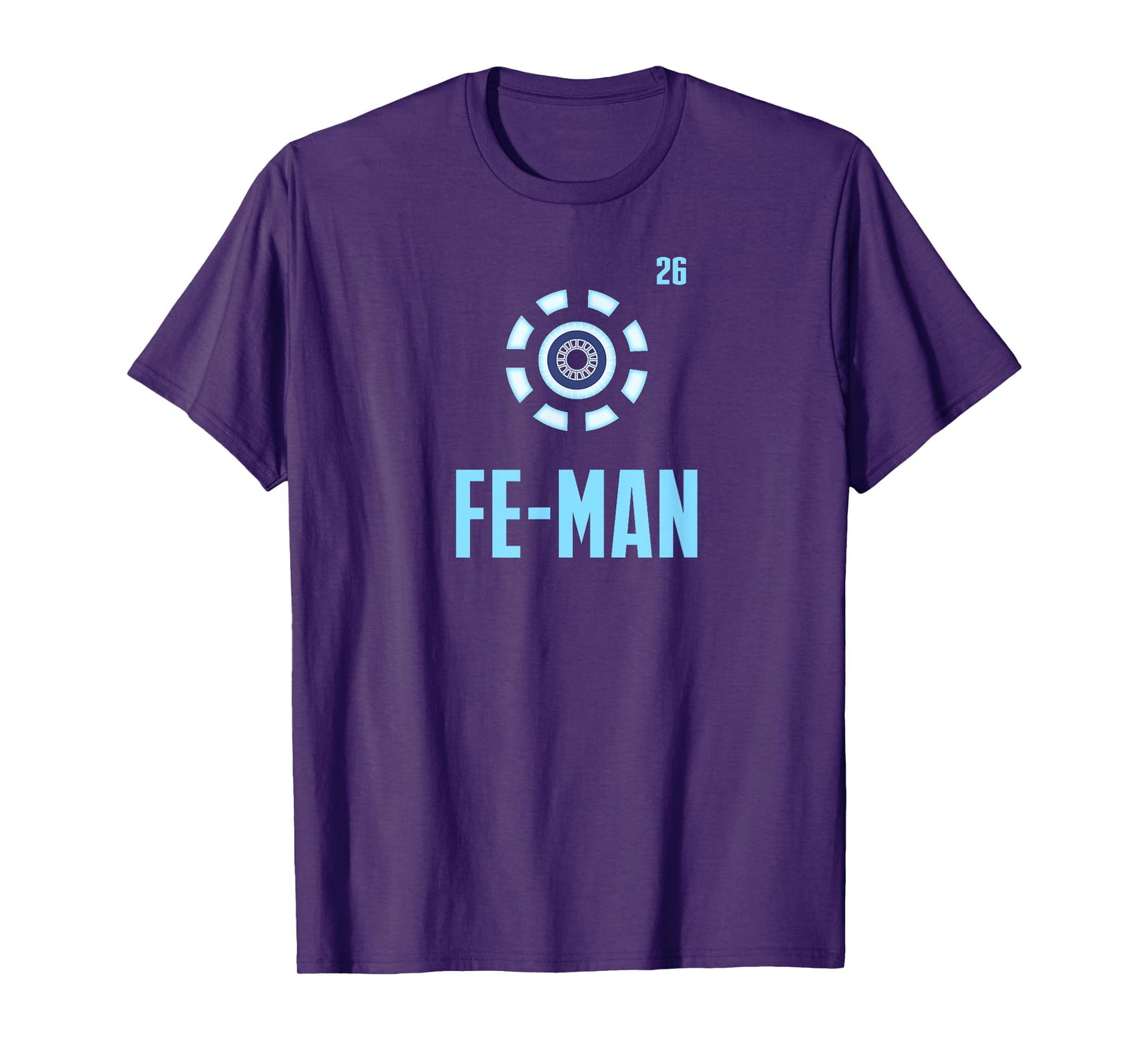 Fe Man Iron Man Funny Science Chemistry T-Shirt