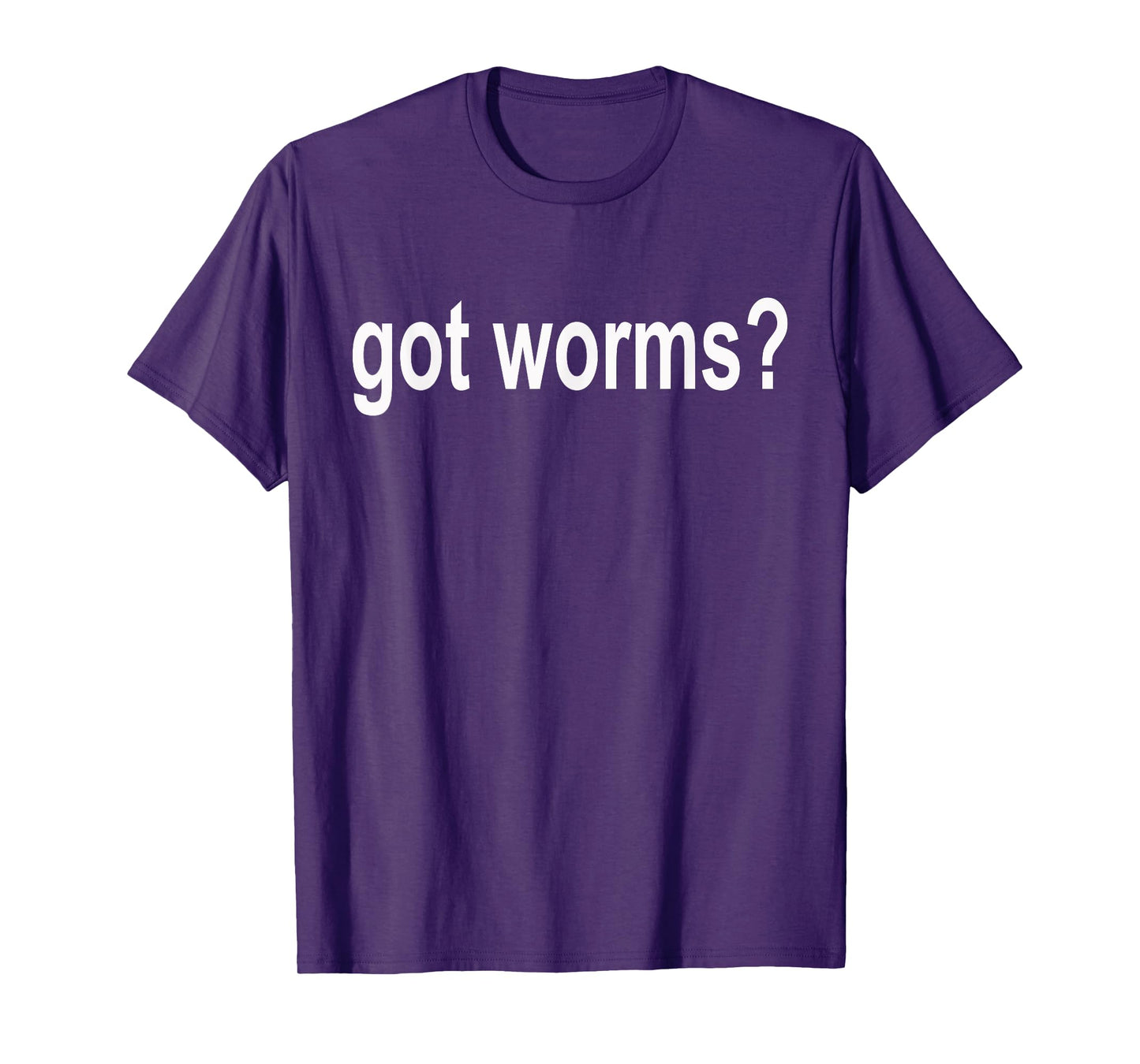 Limited Rags Got Worms? Unisex Adult Fishing T-Shirt - Black, Small