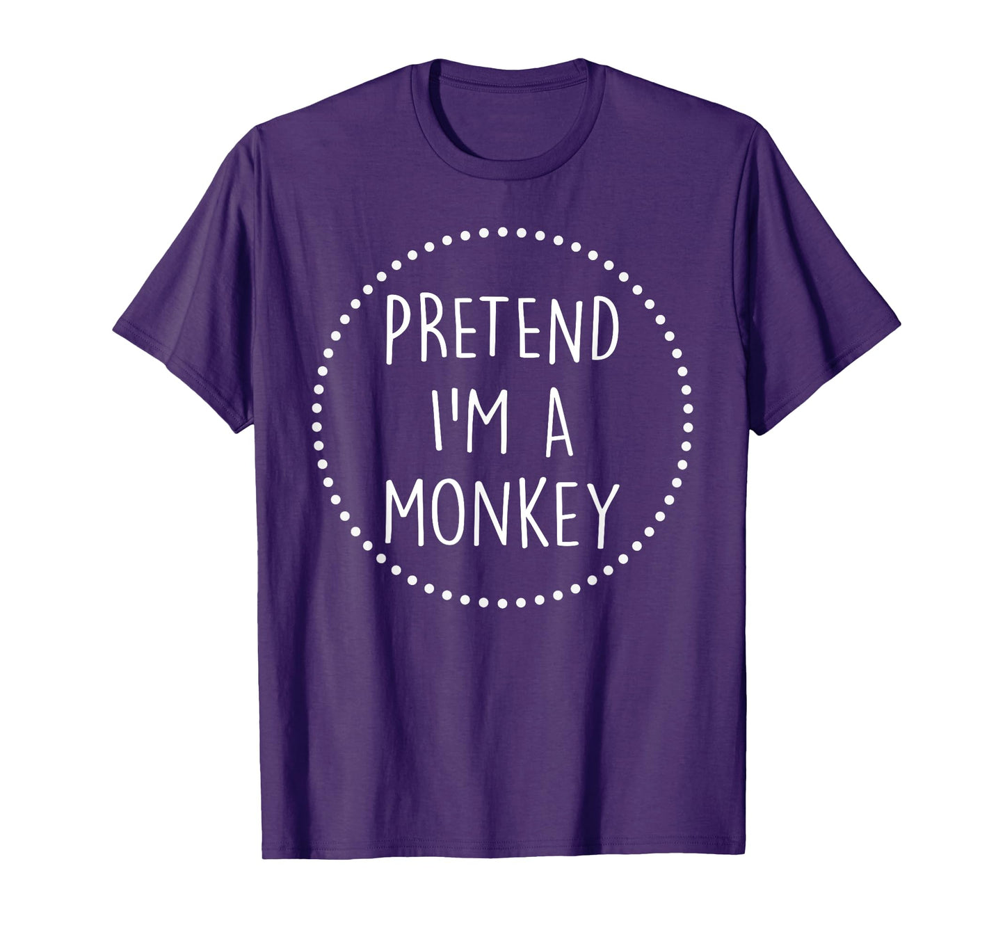 Pretend Im a Monkey Halloween Costume T-Shirt