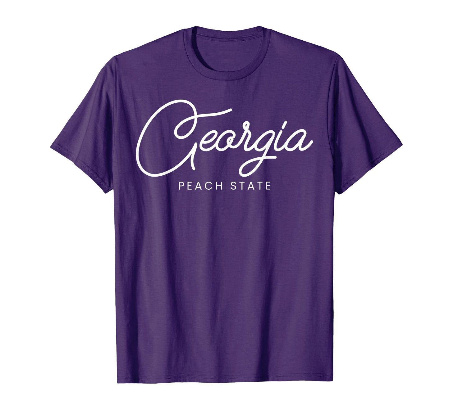 Georgia Gifts Shirt GA Graphic Tees For Women. Peach State T-Shirt