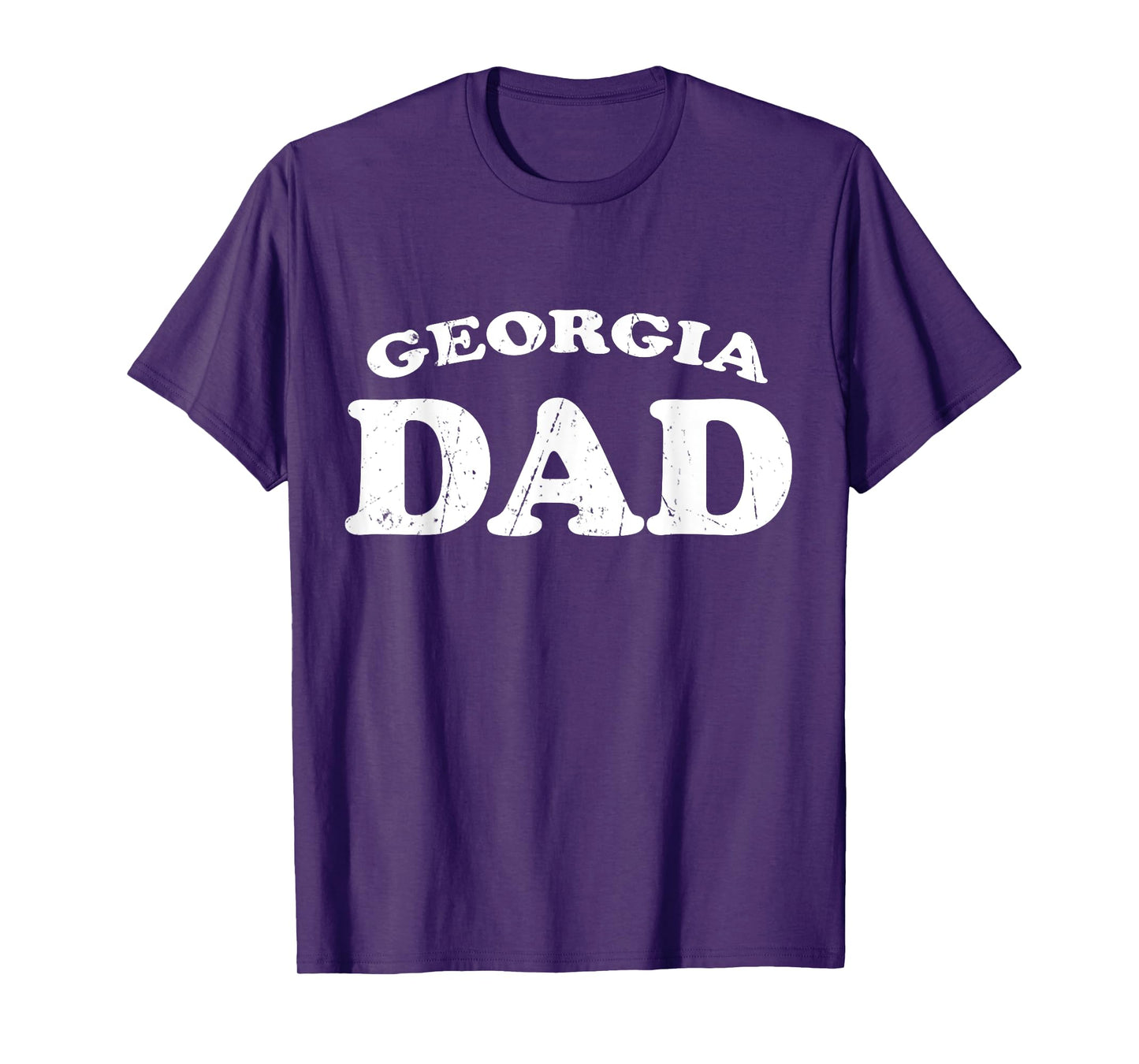 Georgia Dad Cute Retro Vintage Style Distressed T Shirt T-Shirt