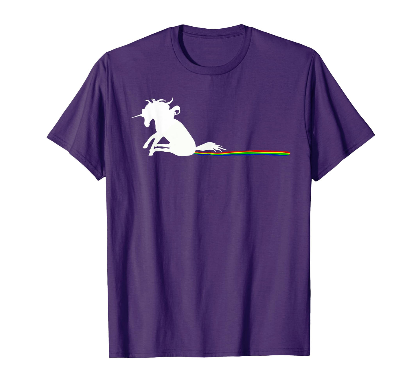 Unicorn Dragging Rainbows- Funny Adult T-Shirts Gifts T-Shirt