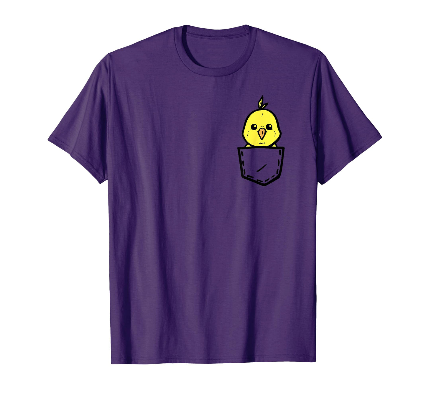 Baby Chick In Pocket Cute Chicken Easter T-Shirt