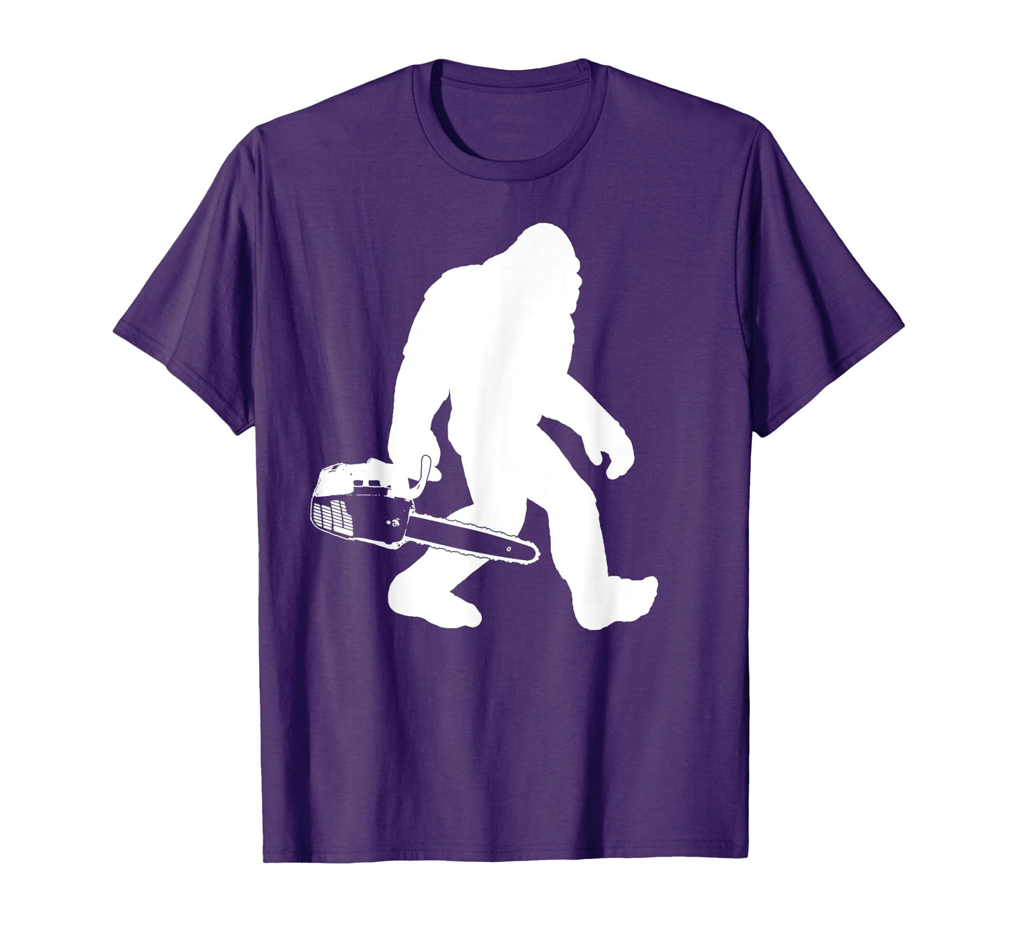 Lumberjack Bigfoot Chainsaw Sasquatch Logger Funny T-Shirt