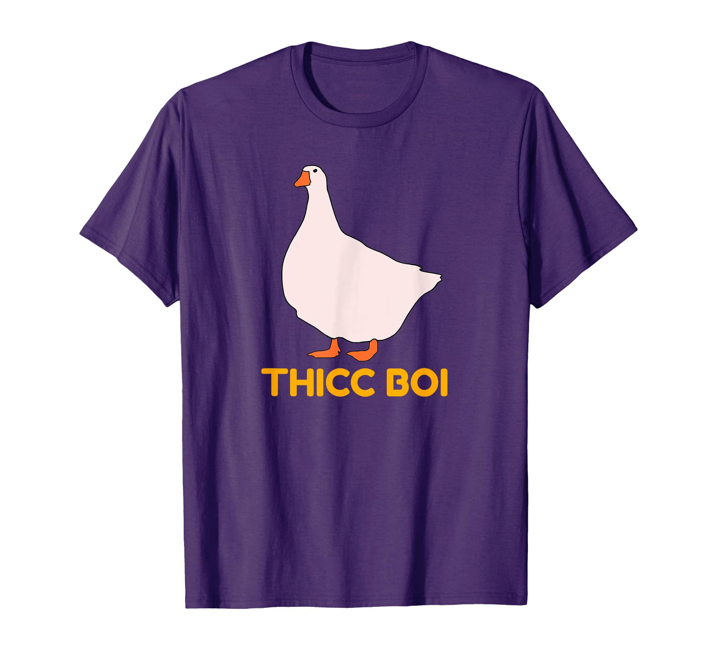 Funny Chunky Animal Chonky Goose Thicc Boi T-Shirt