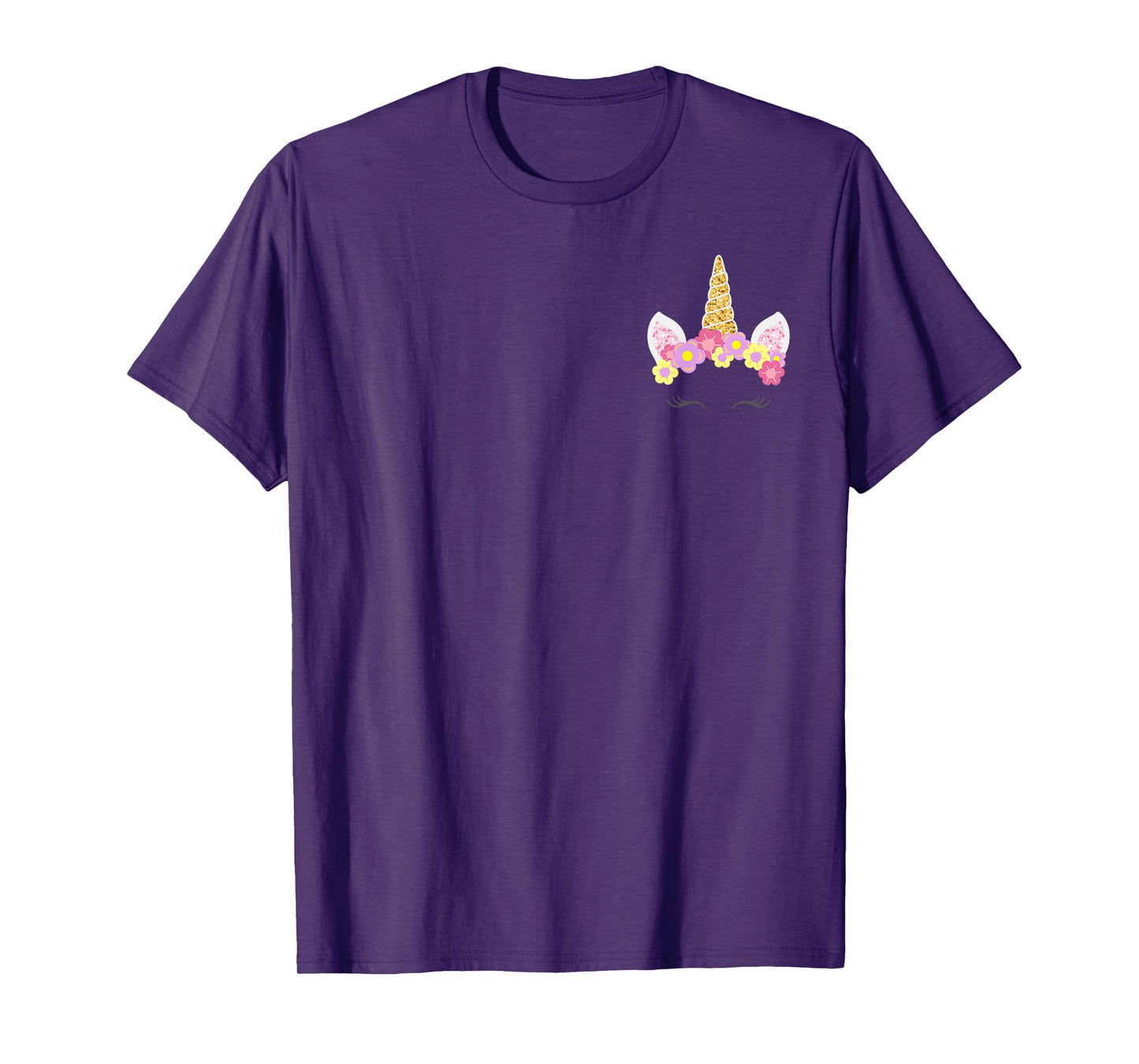 Unicorn Pocket Adorable Unicorns Girls T-Shirt