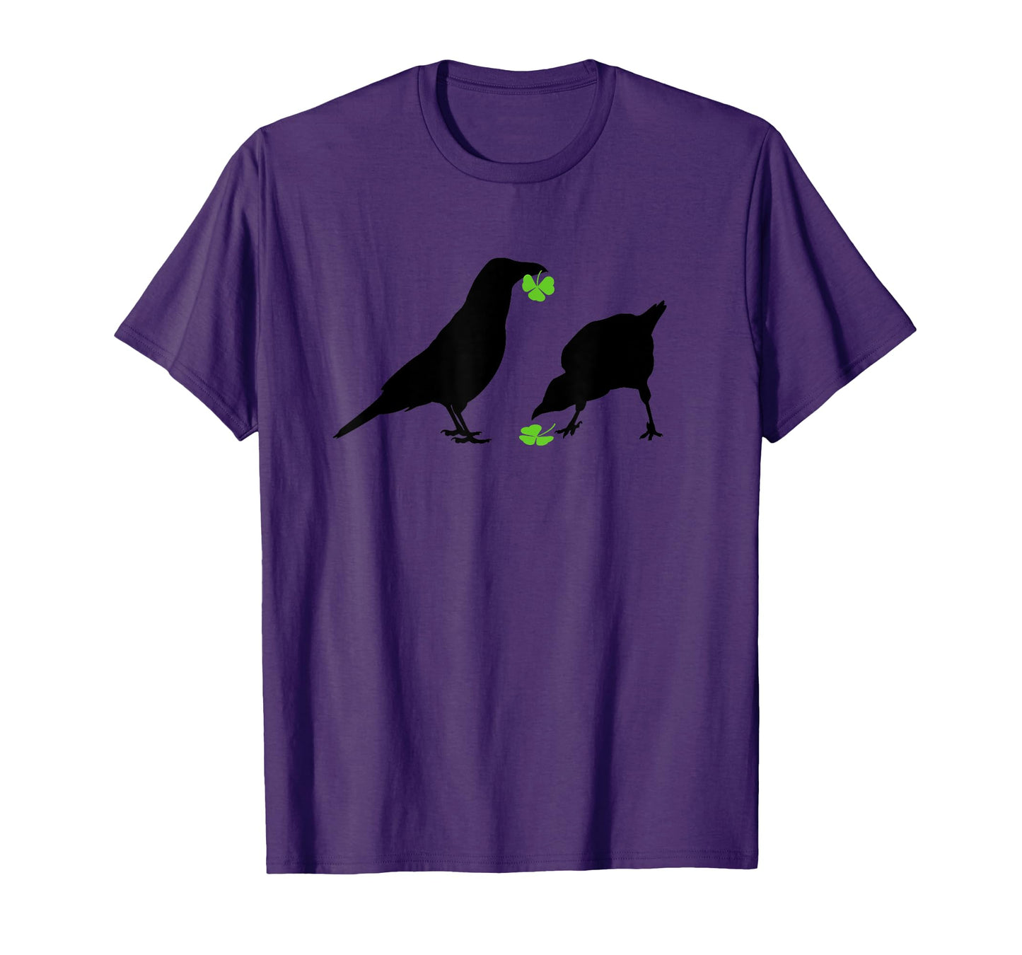 Saint Patrick's Day Shamrock Crows for Bird Lovers T-Shirt