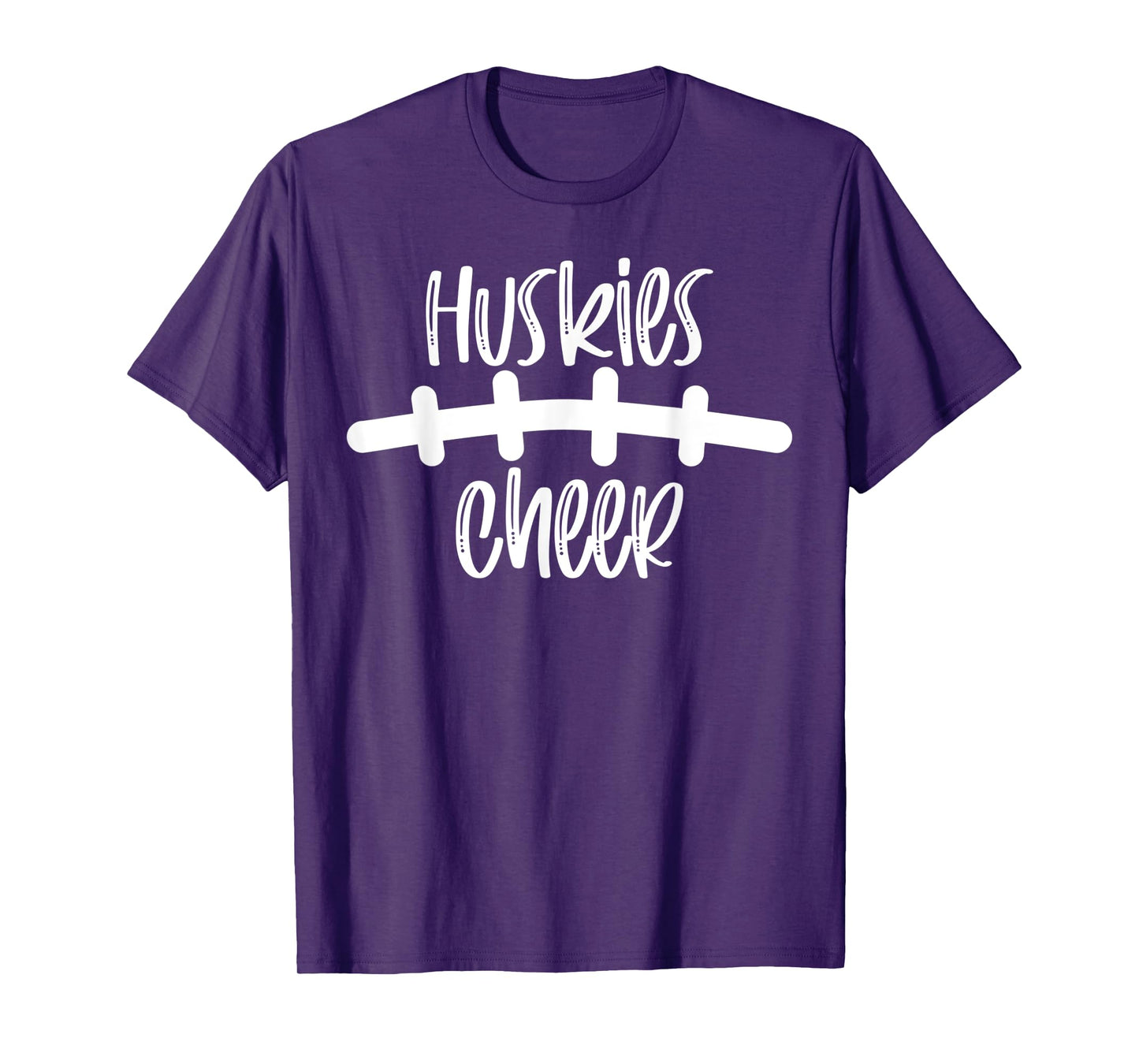Huskies Cheer School Spirit Football Team Mascot Game Night T-Shirt