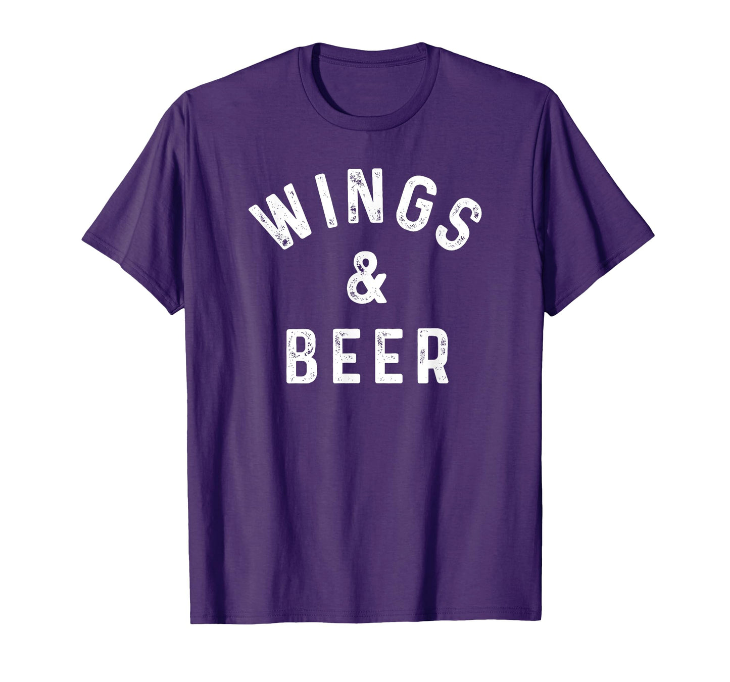 Wings & Beer Funny Buffalo Chicken and Beer Drinker T-Shirt
