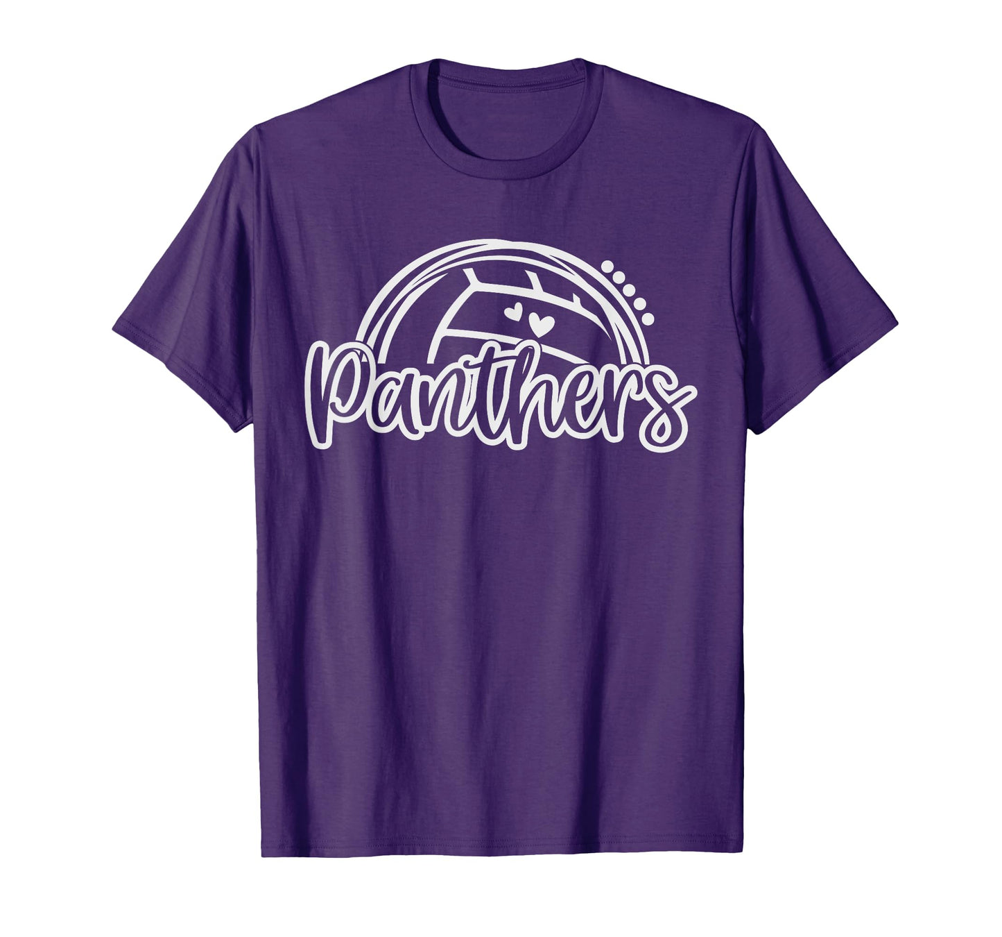 Volleyball Panther School Sports Fan Team Spirit T-Shirt