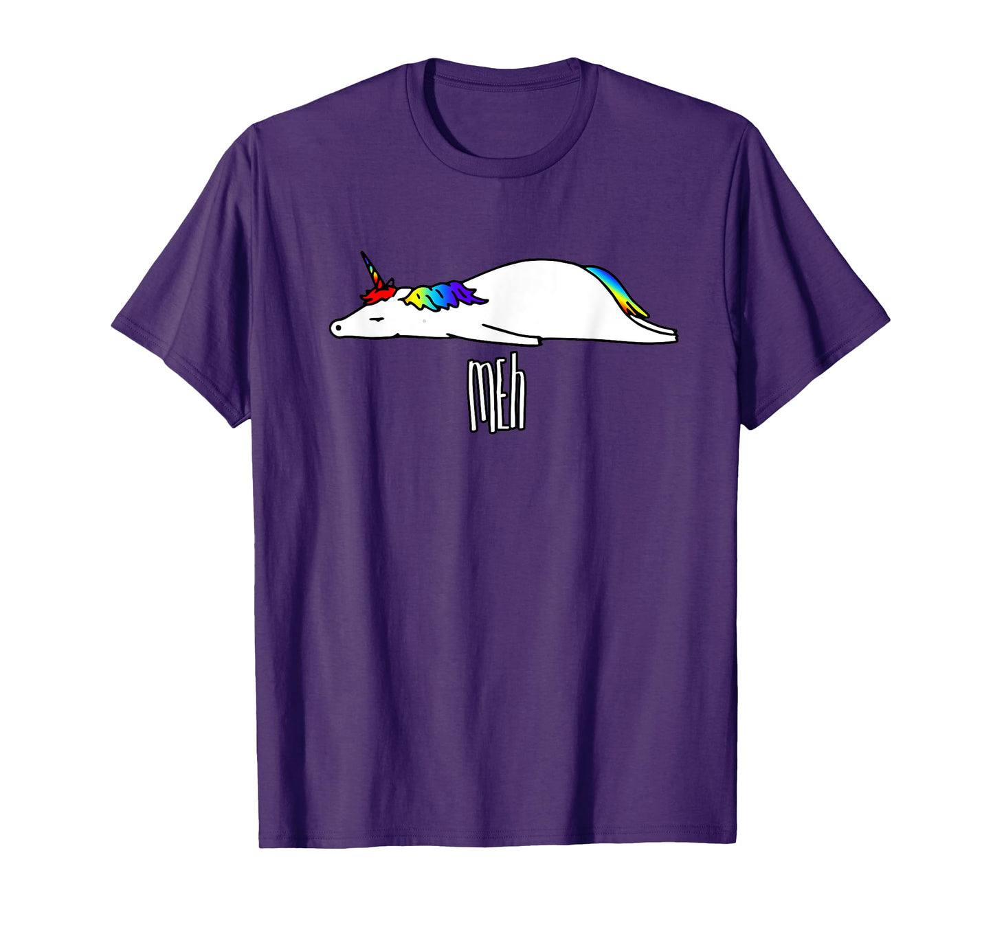 Funny unicorn meh design T-Shirt