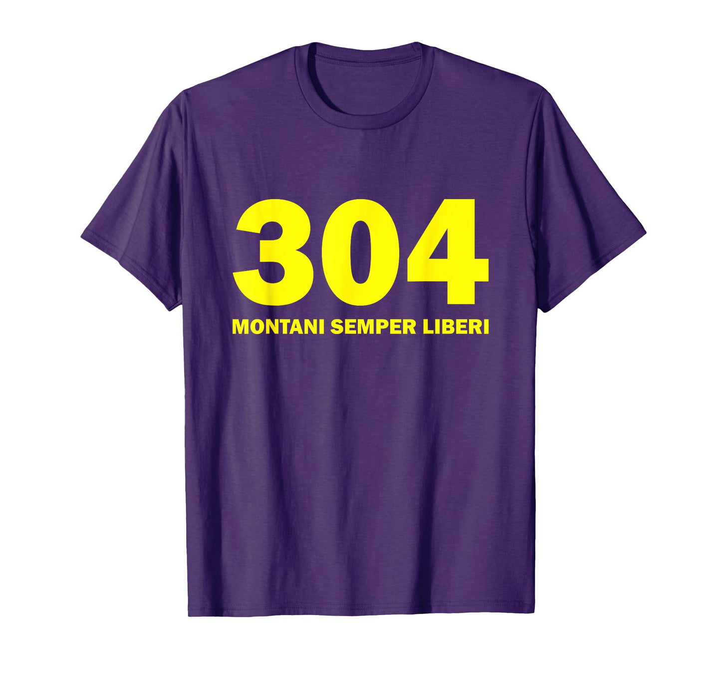 304 Montani Semper Liberi West Virginia T-shirt Blue Gold