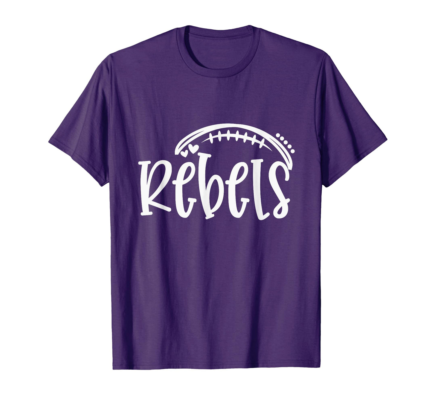 Rebel Pride Football School Spirit Game Day T-Shirt