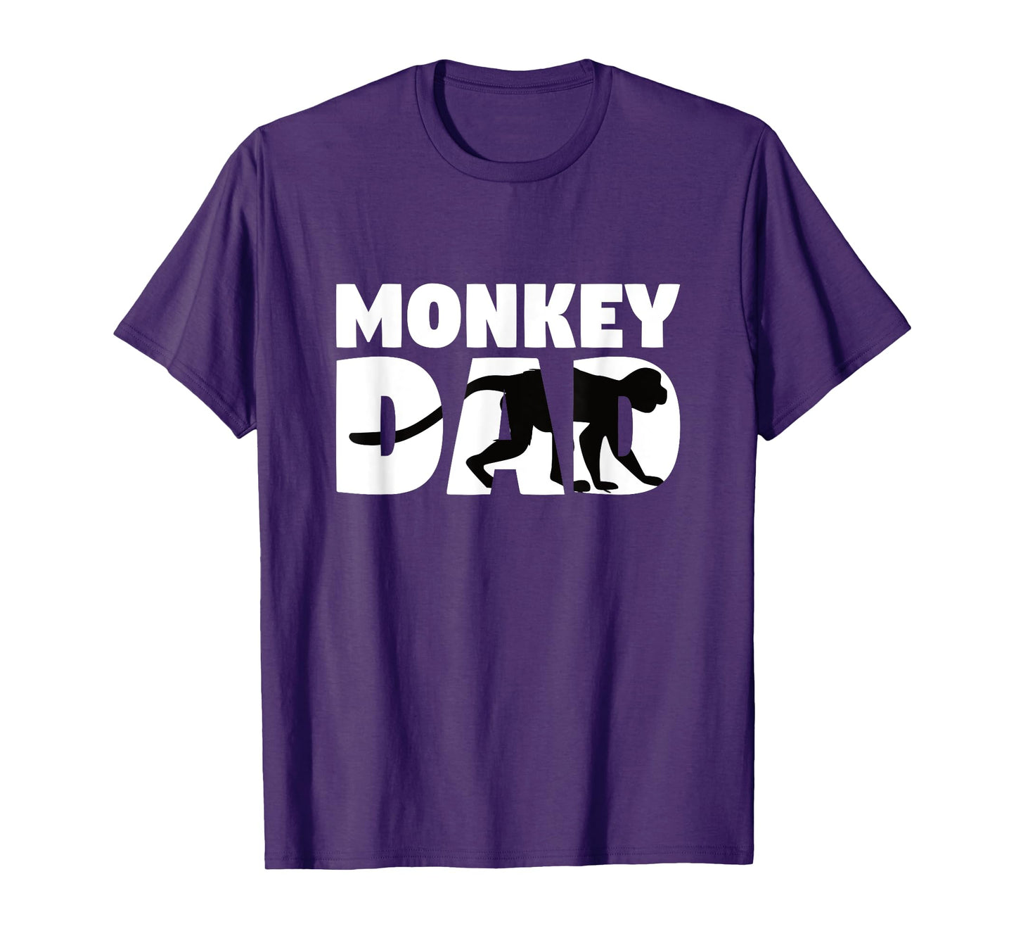 Monkey Dad T-Shirt Monkey Zoo Animal Lover Gift for Father T-Shirt