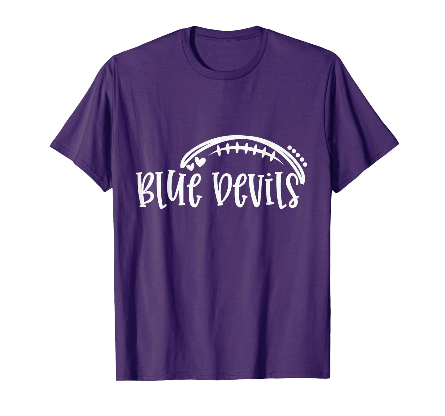 Blue Devil Pride Football School Spirit Game Day T-Shirt