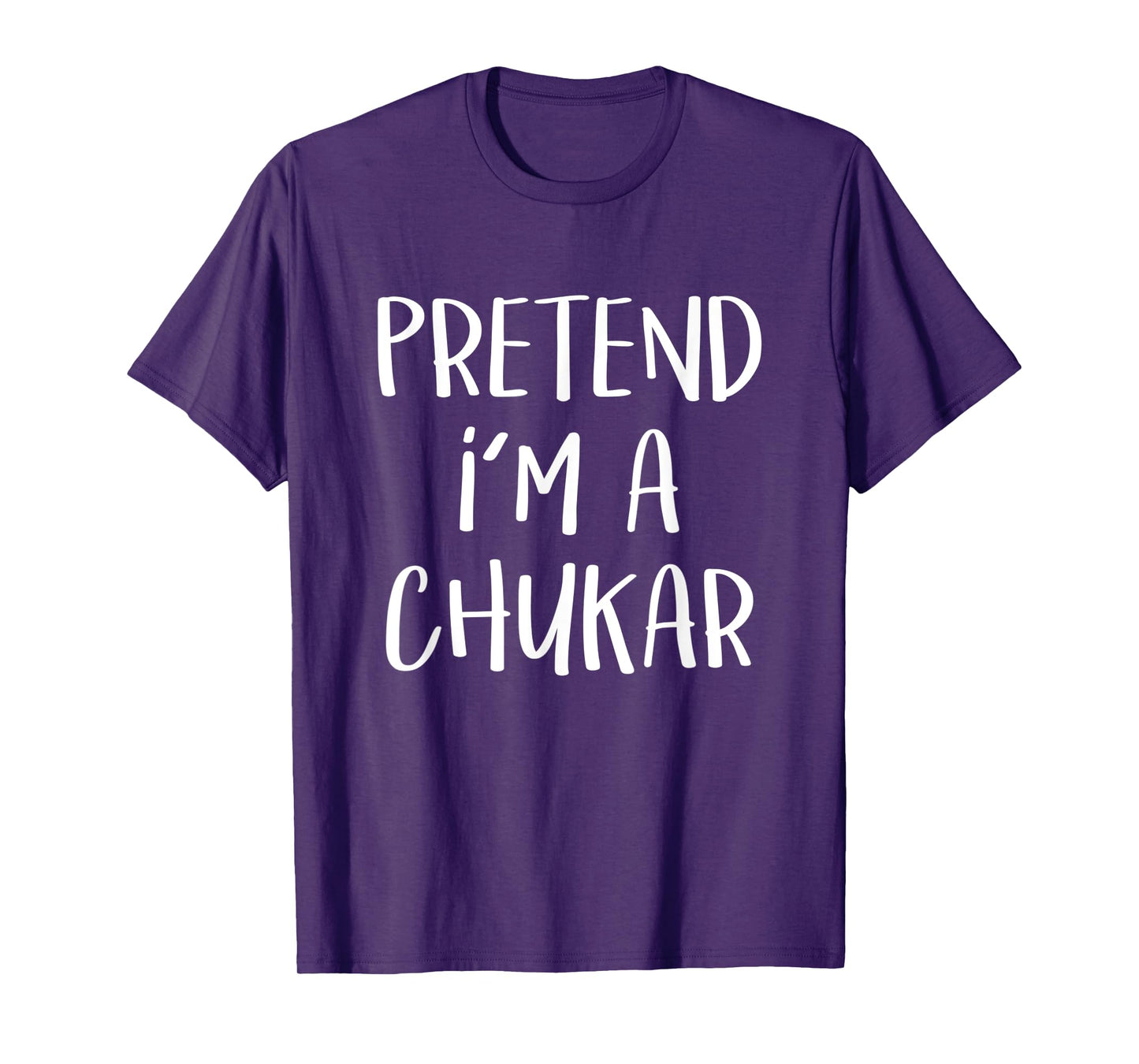 Pretend I'm A Chukar Bird Costume Funny Halloween Party T-Shirt