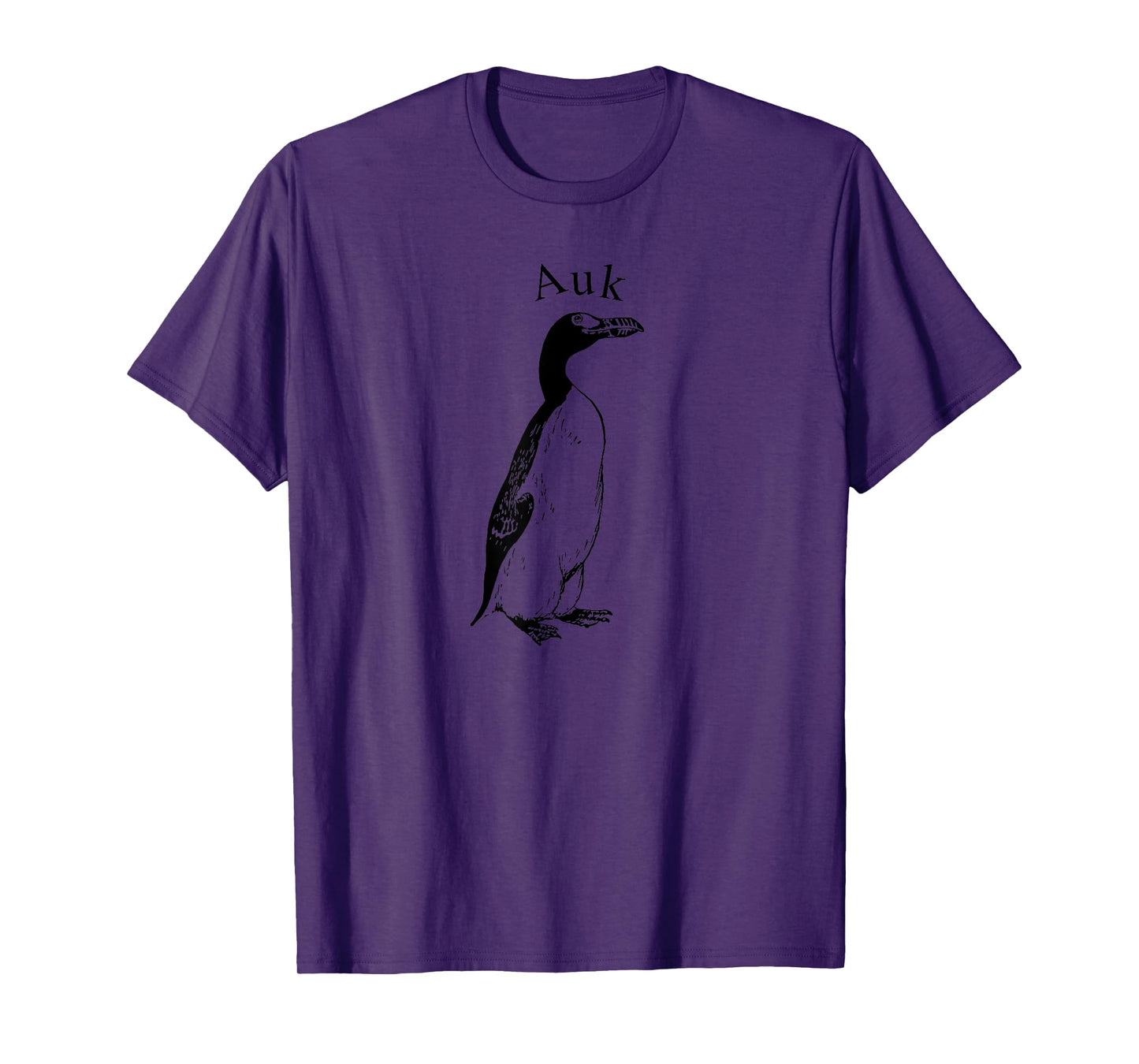 Auk Bird T-shirt Extinct Flightless Species T-Shirt