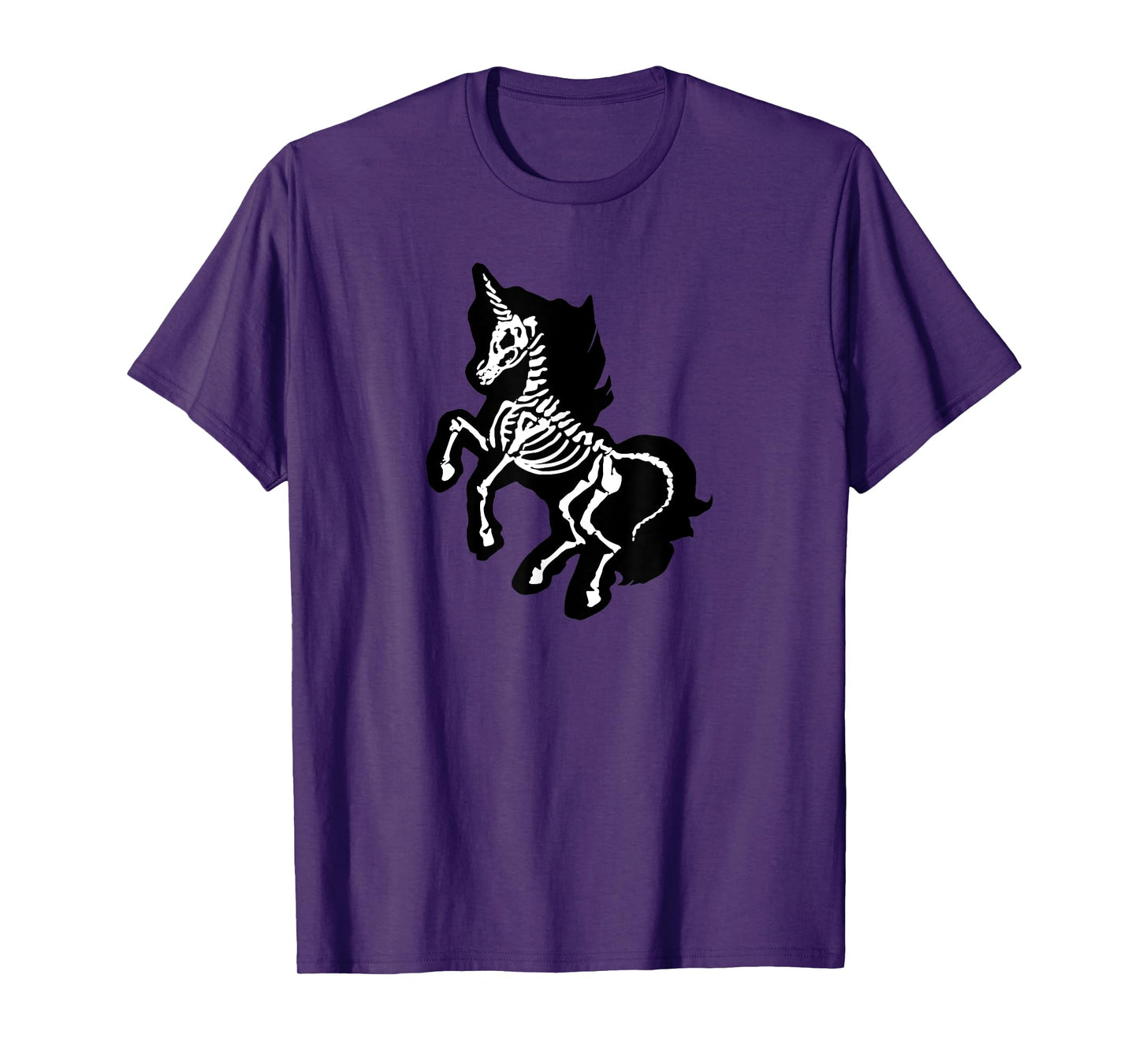 Gothic Unicorn Skeleton Kawaii Alternative Goth T-Shirt
