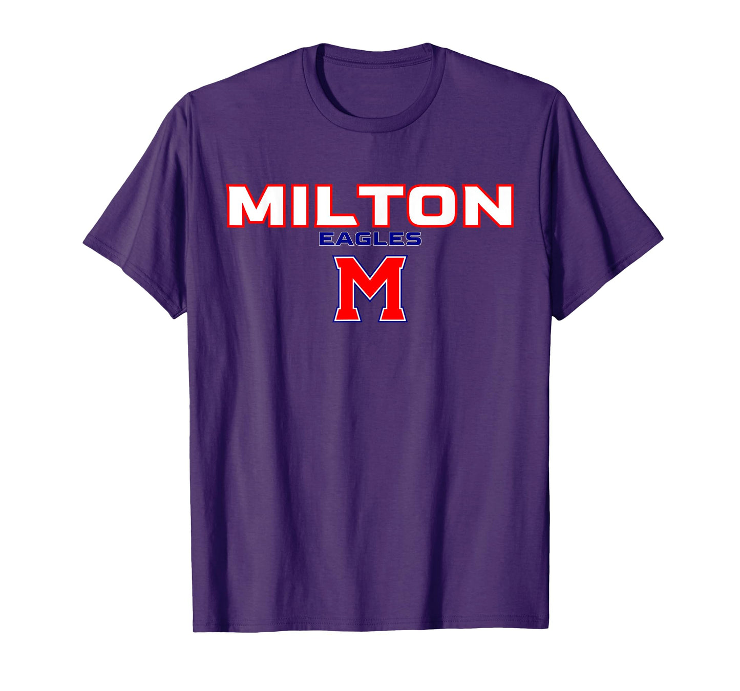 Milton High School Eagles Stacked T-Shirt