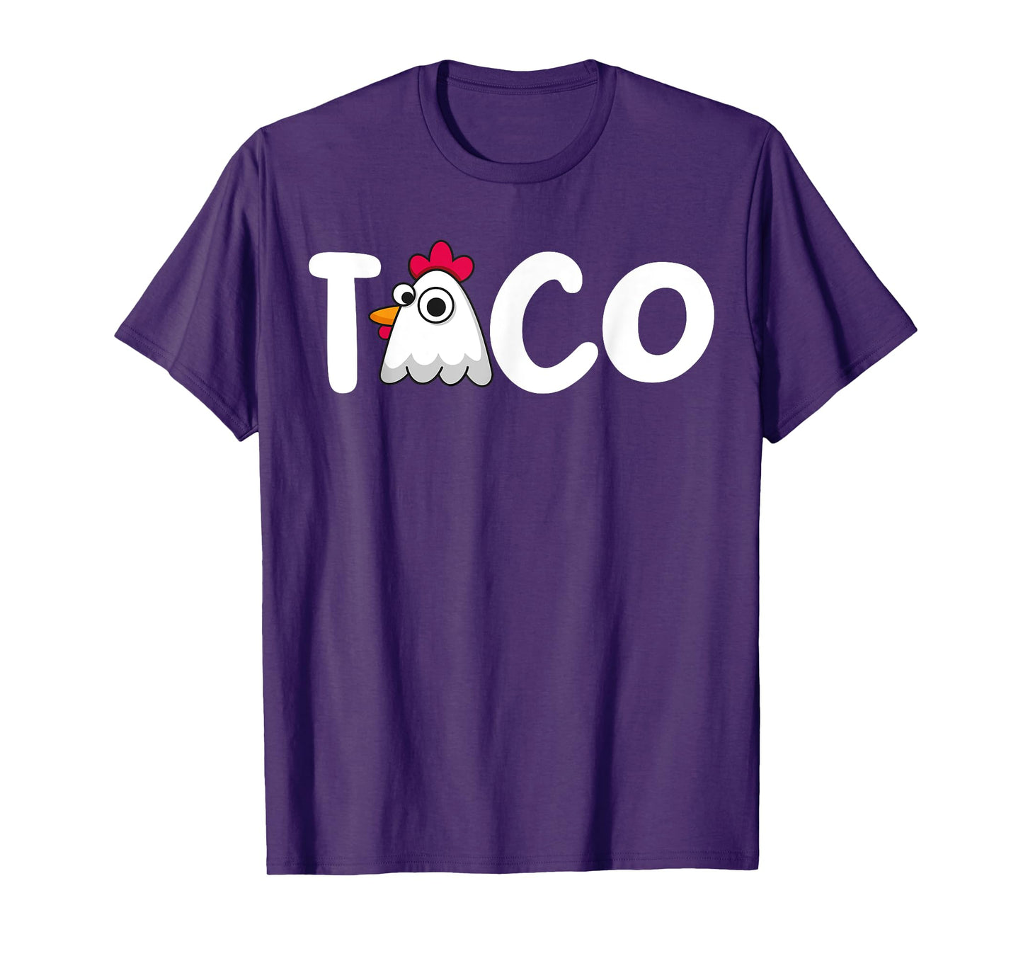 Funny Taco always chickens out meme American politics gag T-Shirt