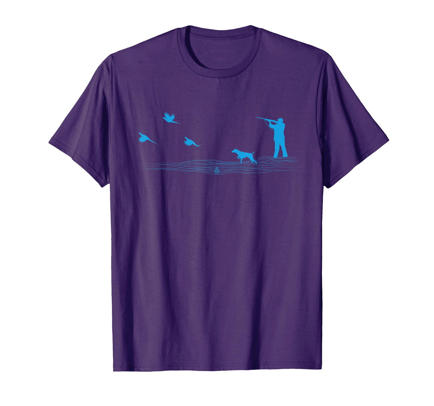 Flying Pheasant Graphic Upland Bird Hunter Dog Hunting T-Shirt