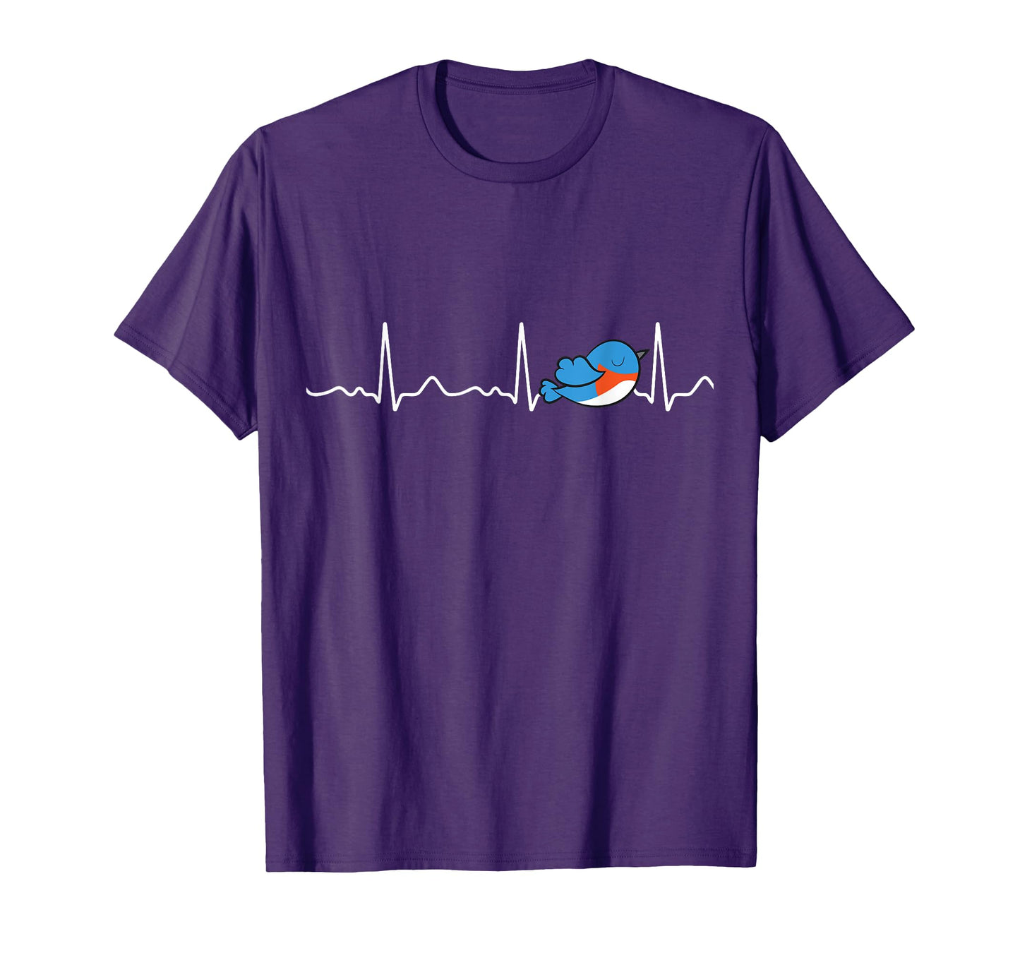 Bluebird Lover Bluebird Heartbeat Cute Bluebird T-Shirt